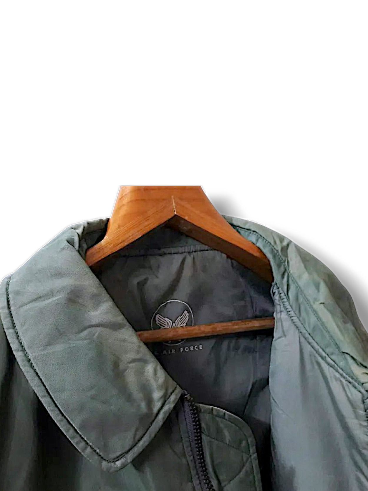 Vintage Vintage 80s Air force Fly Bomber Jacket Talon Zipper Size US M / EU 48-50 / 2 - 4 Thumbnail