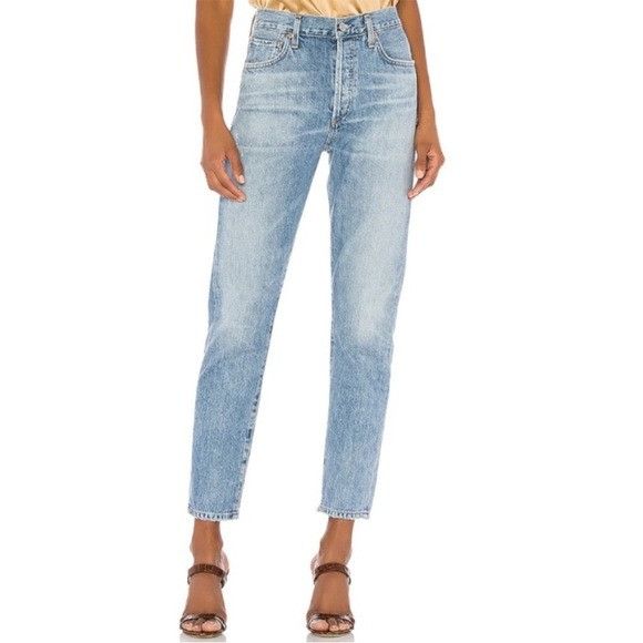 Citizens Of Humanity Citizens Of Humanity Liya High Rise Classic Fit Crop soundtr Size 28" / US 6 / IT 42 - 1 Thumbnail