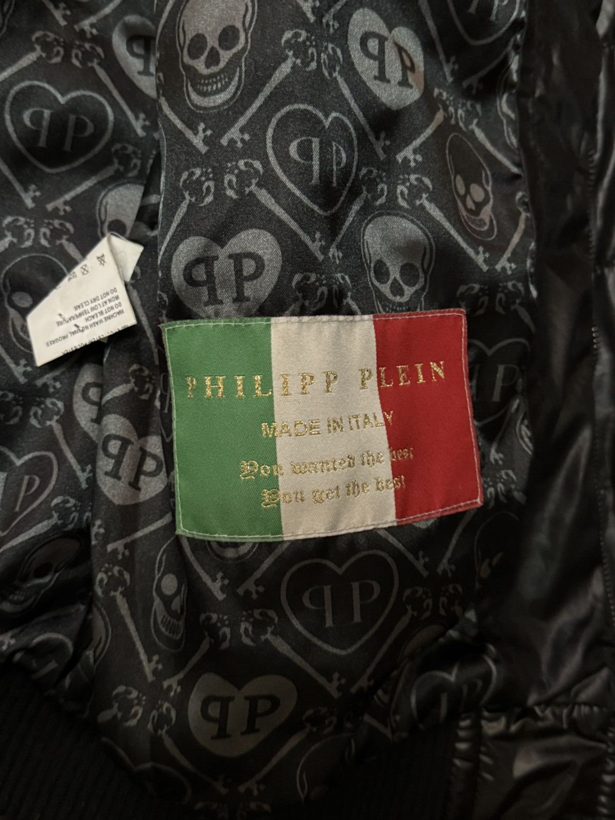 Philipp Plein Philipp Plein Puffer Jacket – Black Glossy Finish Size XL / US 12-14 / IT 48-50 - 9 Thumbnail