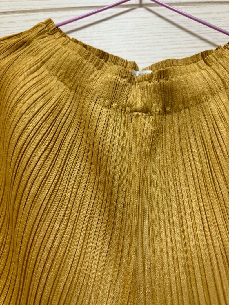 Issey Miyake issey miyake size:2 Yellow pleated pants Size 42" / US 20 - 2 Thumbnail