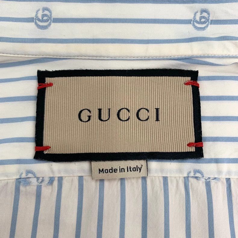 Gucci Gucci Size 37 Color block logo printed full-print striped Size US XS / EU 42 / 0 - 5 Thumbnail
