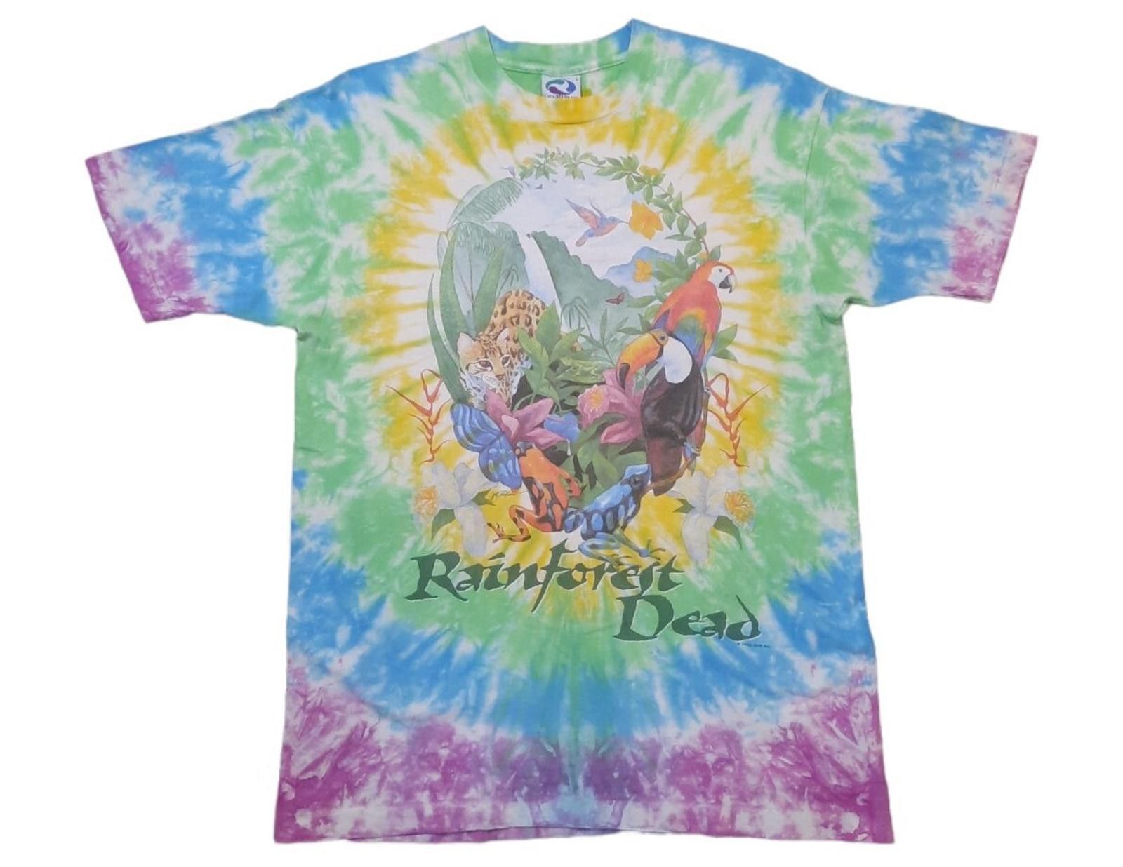 Liquid Blue '93 GRATEFUL DEAD LIQUID BLUE L RAINFOREST DEAD T-Shirt USA Size US L / EU 52-54 / 3 - 1 Thumbnail