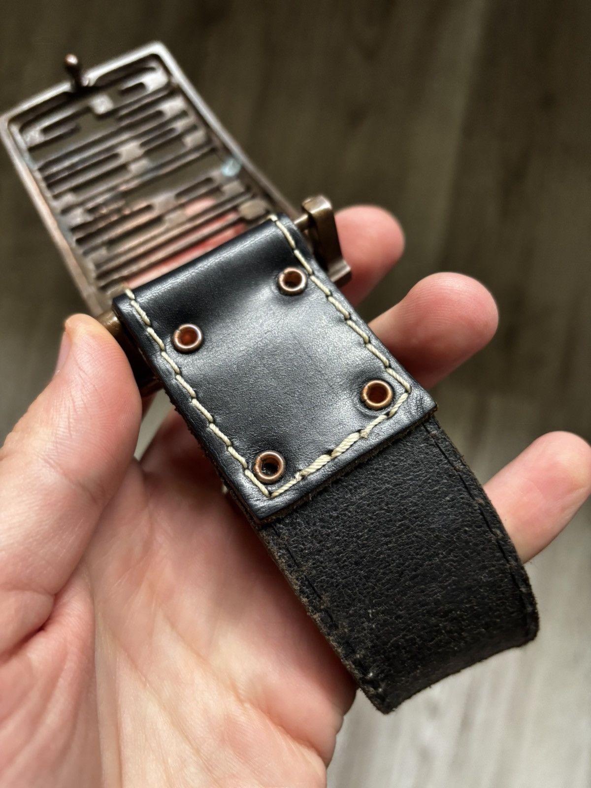 Jean Paul Gaultier Jean Paul Gaultier Black Leather Belt vintage Size ONE SIZE - 6 Thumbnail