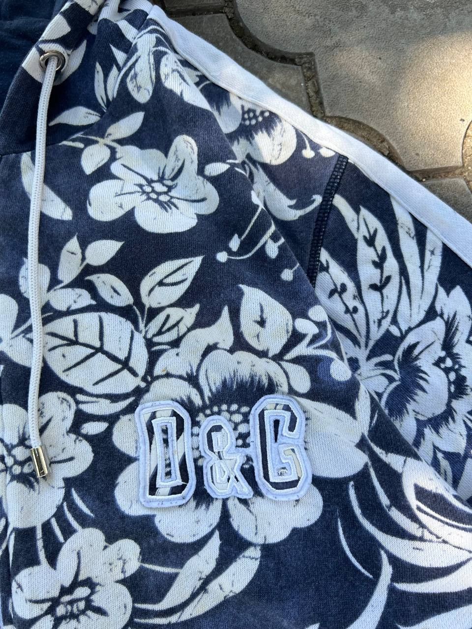 Dolce & Gabbana Vintage Dolce Gabbana Floral Zip Hoodie Avant garde Size US XL / EU 56 / 4 - 9 Thumbnail