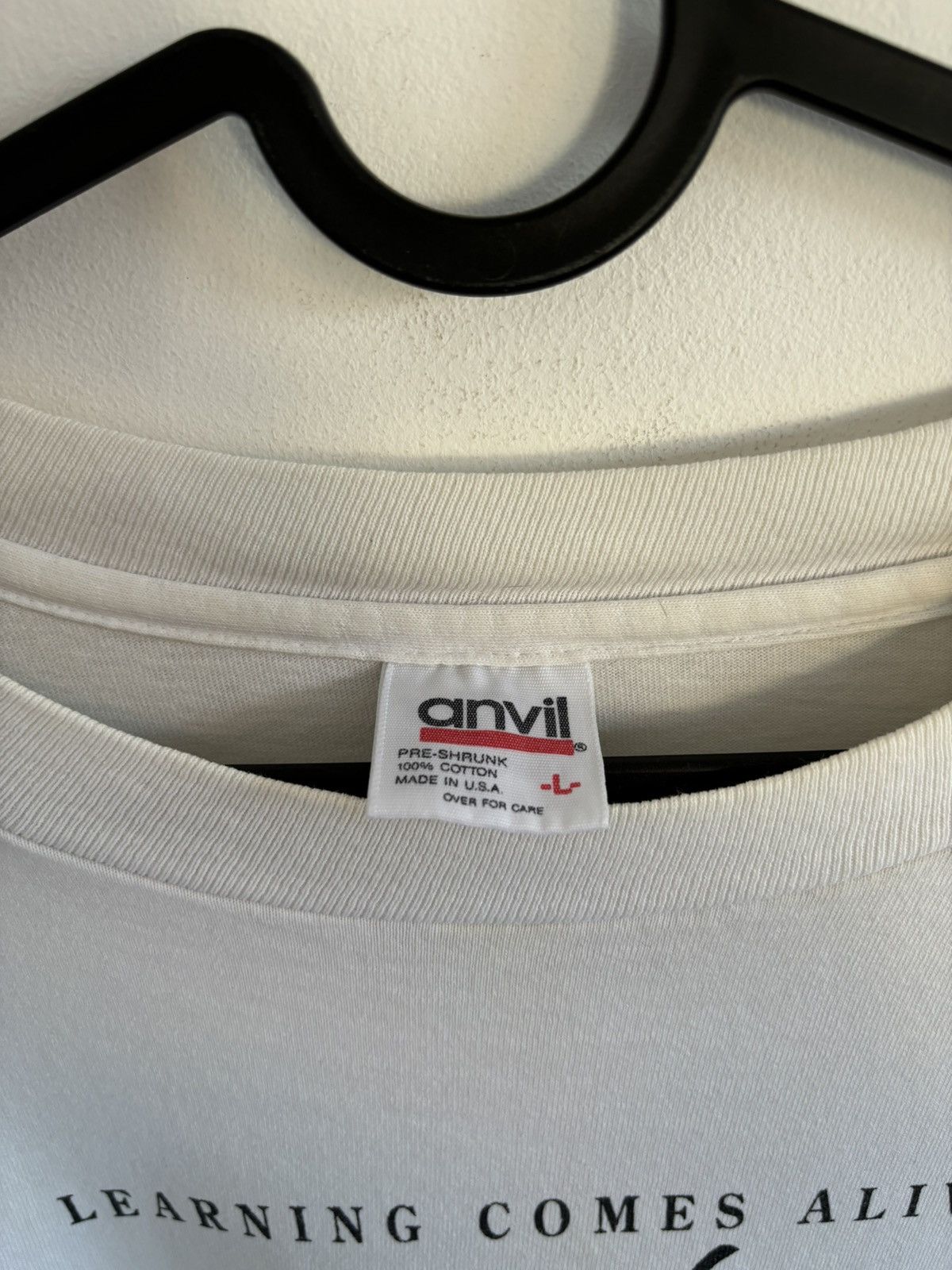 Anvil × Vintage Vintage 90s Indianapolis Marathon Art Longsleeve Size US L / EU 52-54 / 3 - 4 Thumbnail