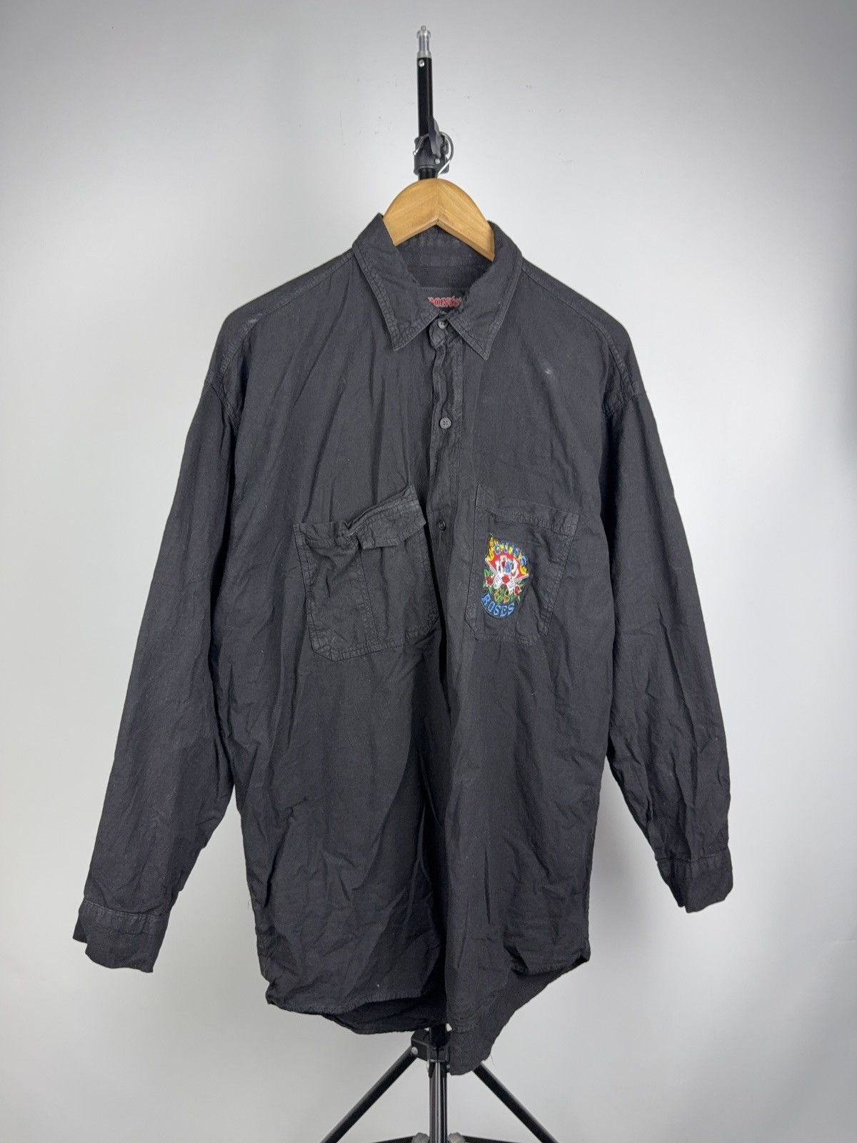 Guns N' Roses 1991 Guns N Roses Big Logo Shirt Rock Band Overshirt Black Size US XL / EU 56 / 4 - 2 Thumbnail