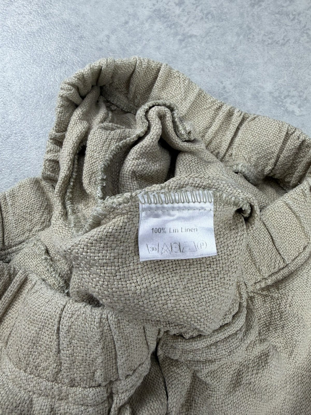 Other Ateliers Francais de Confection Linen Pants Beige Size 3 Size 30" / US 8 / IT 44 - 12 Thumbnail