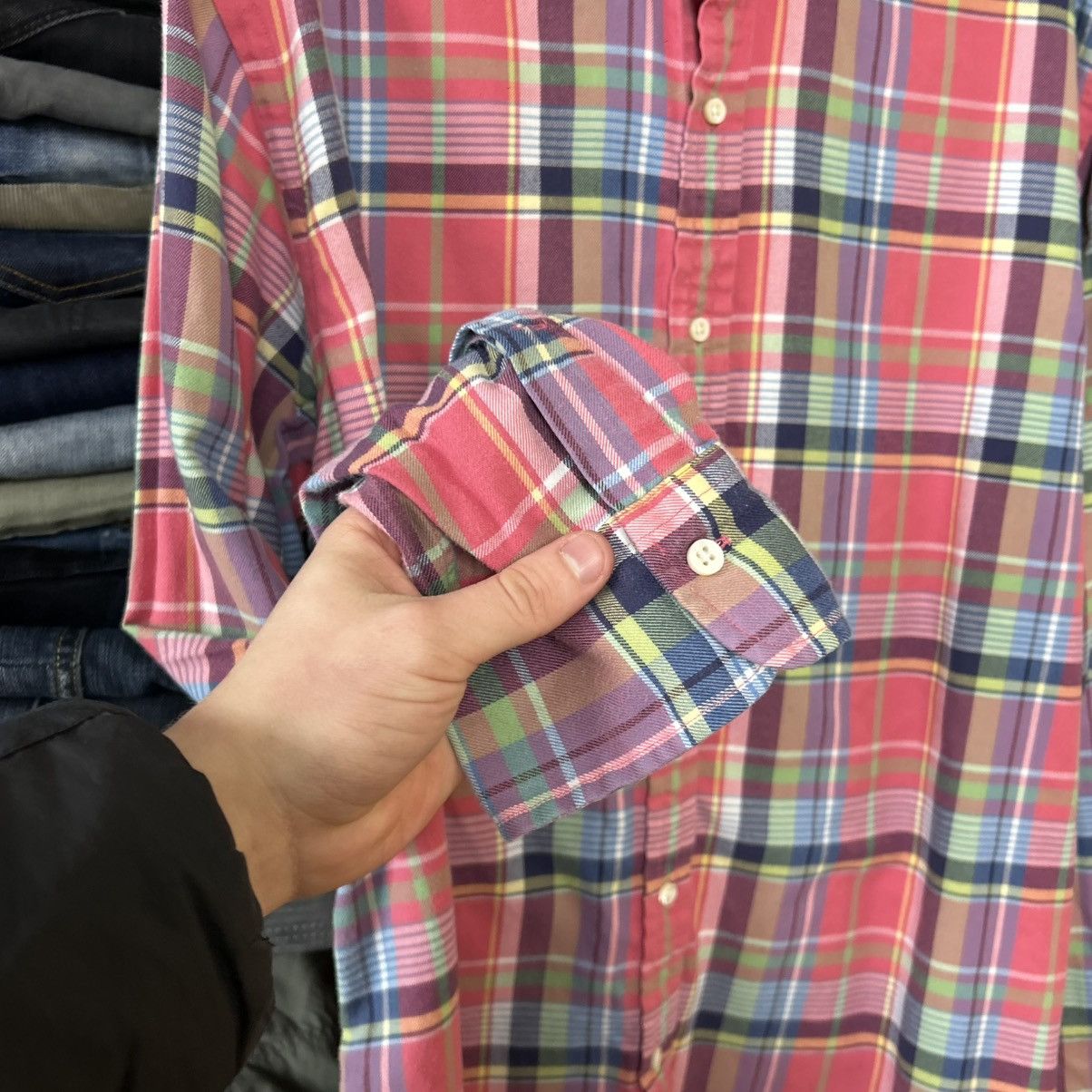 Polo Ralph Lauren Luxury Polo Ralph Lauren Basic Flannel Button Shirt Size US XL / EU 56 / 4 - 6 Thumbnail