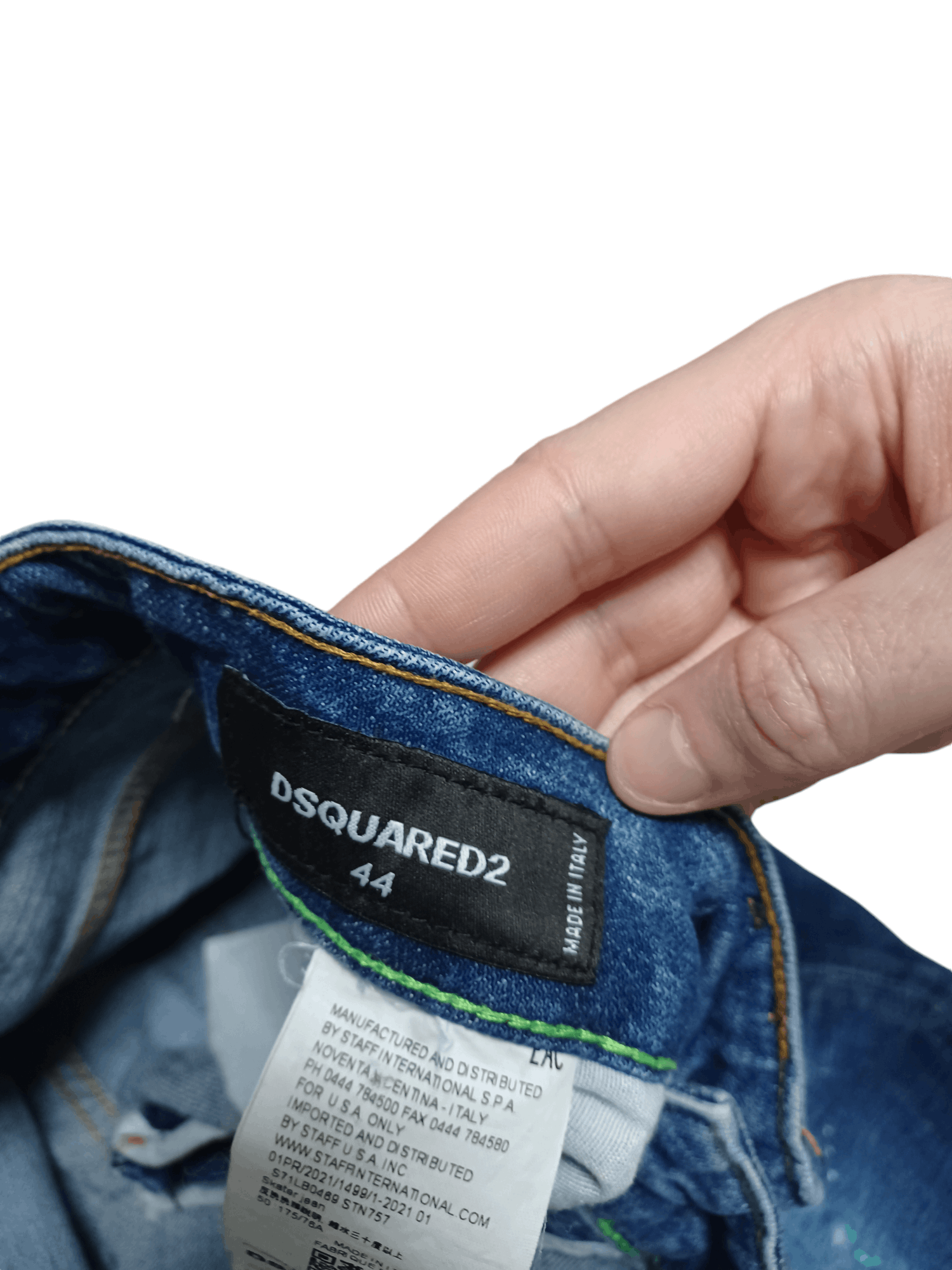 Dsquared2 DSQUARED 2 MADE IN ITALY DISTRESSED AVANT GARDE JEANS Size US 31 - 6 Thumbnail