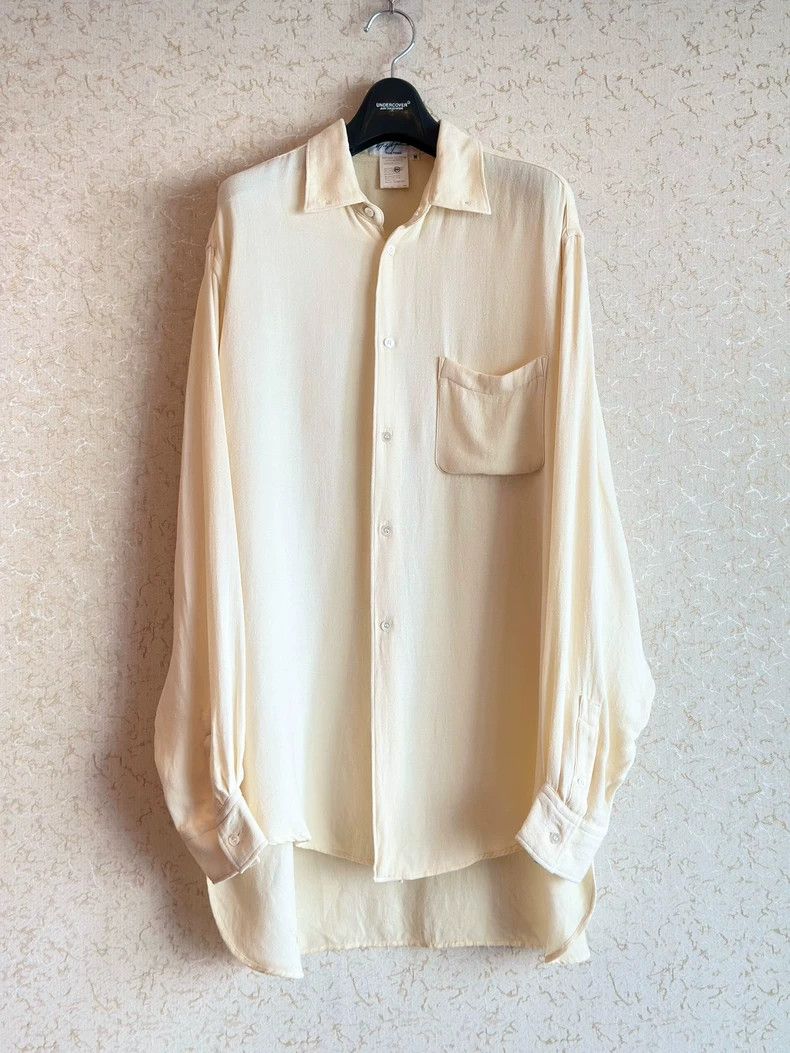 Yohji Yamamoto yohji yamamoto95AW Lumingkan Silk Shirt 2503-Nextarrow Size US M / EU 48-50 / 2 - 1 Thumbnail