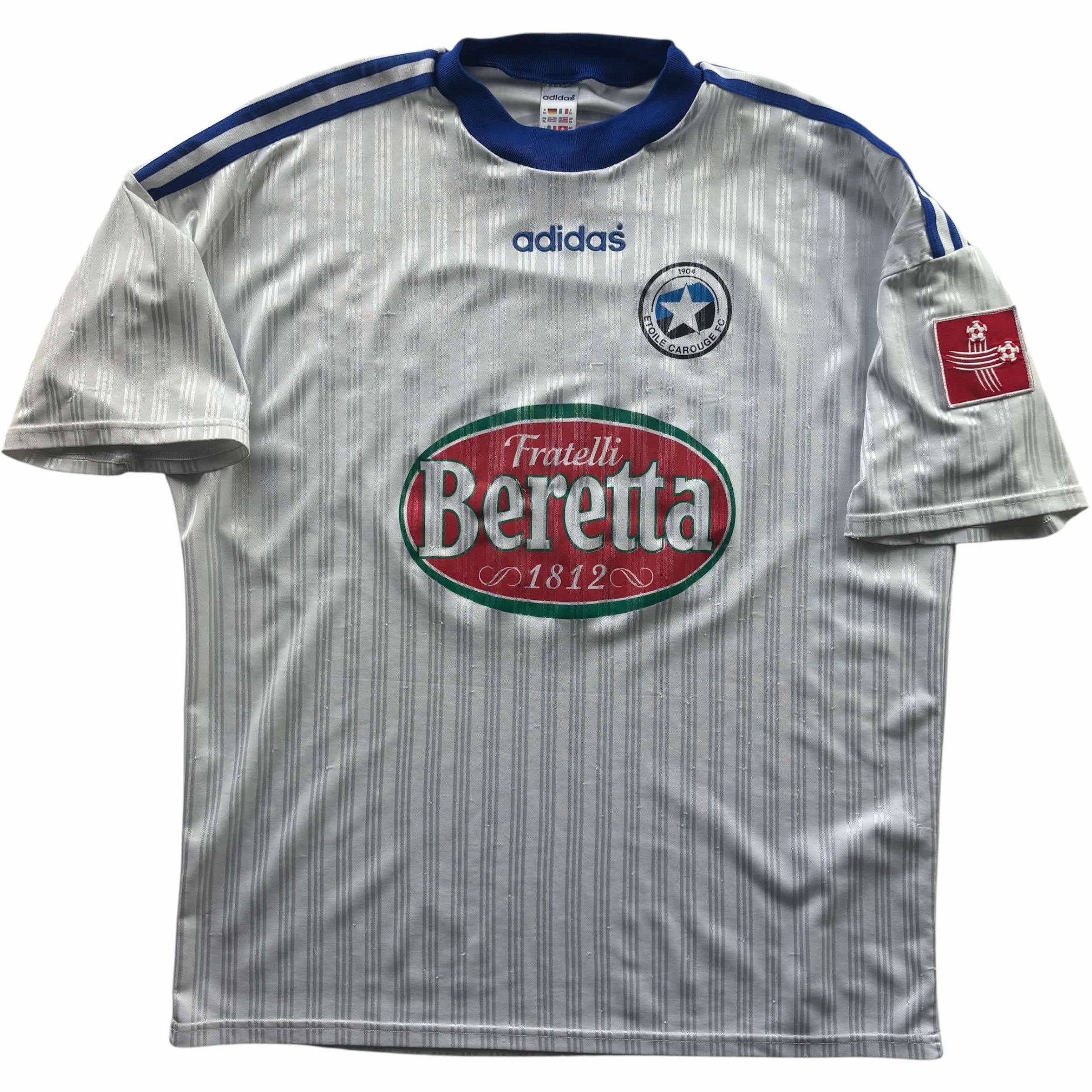 Adidas MATCH WORN Étoile Carouge 1998-99 away #13 football jersey Size US XL / EU 56 / 4 - 1 Thumbnail
