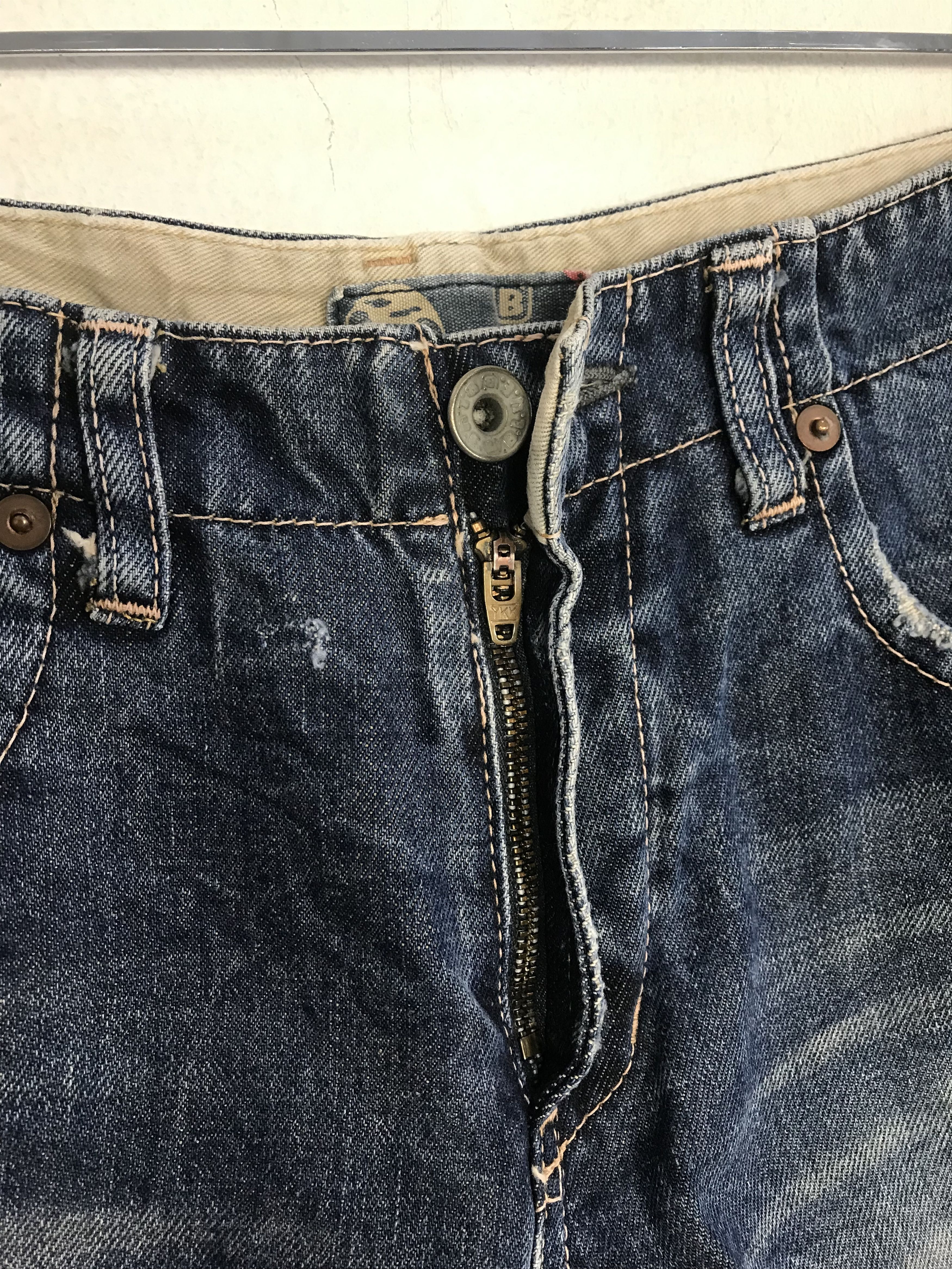Blue Blue Japan Vintage Blue Blue Japan Denim Jeans Indigo Pant Straight Cut Size US 30 / EU 46 - 8 Thumbnail