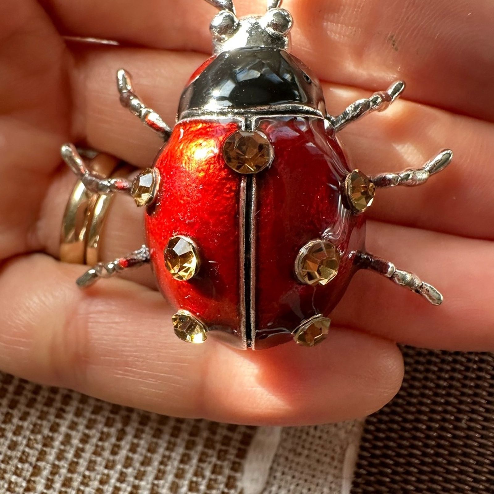 Other ladybug Brooch Pin Size ONE SIZE - 3 Thumbnail