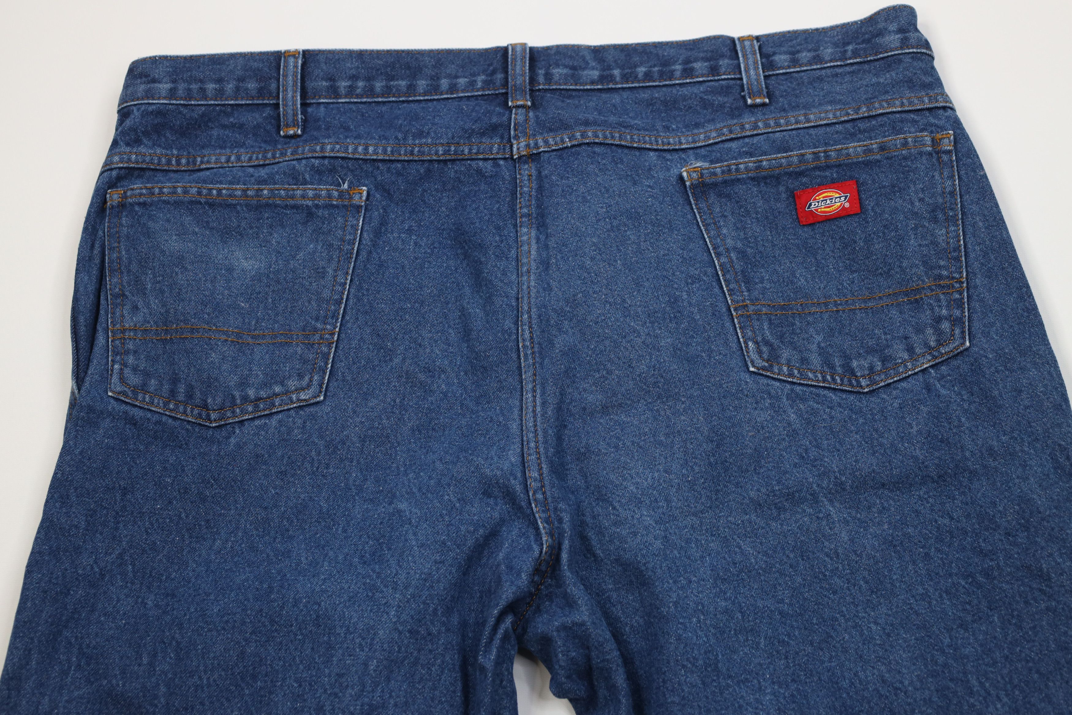 Dickies Vintage Y2K Dickies Fit Wide Leg Dungaree Denim Jeans Size US 42 / EU 58 - 9 Thumbnail