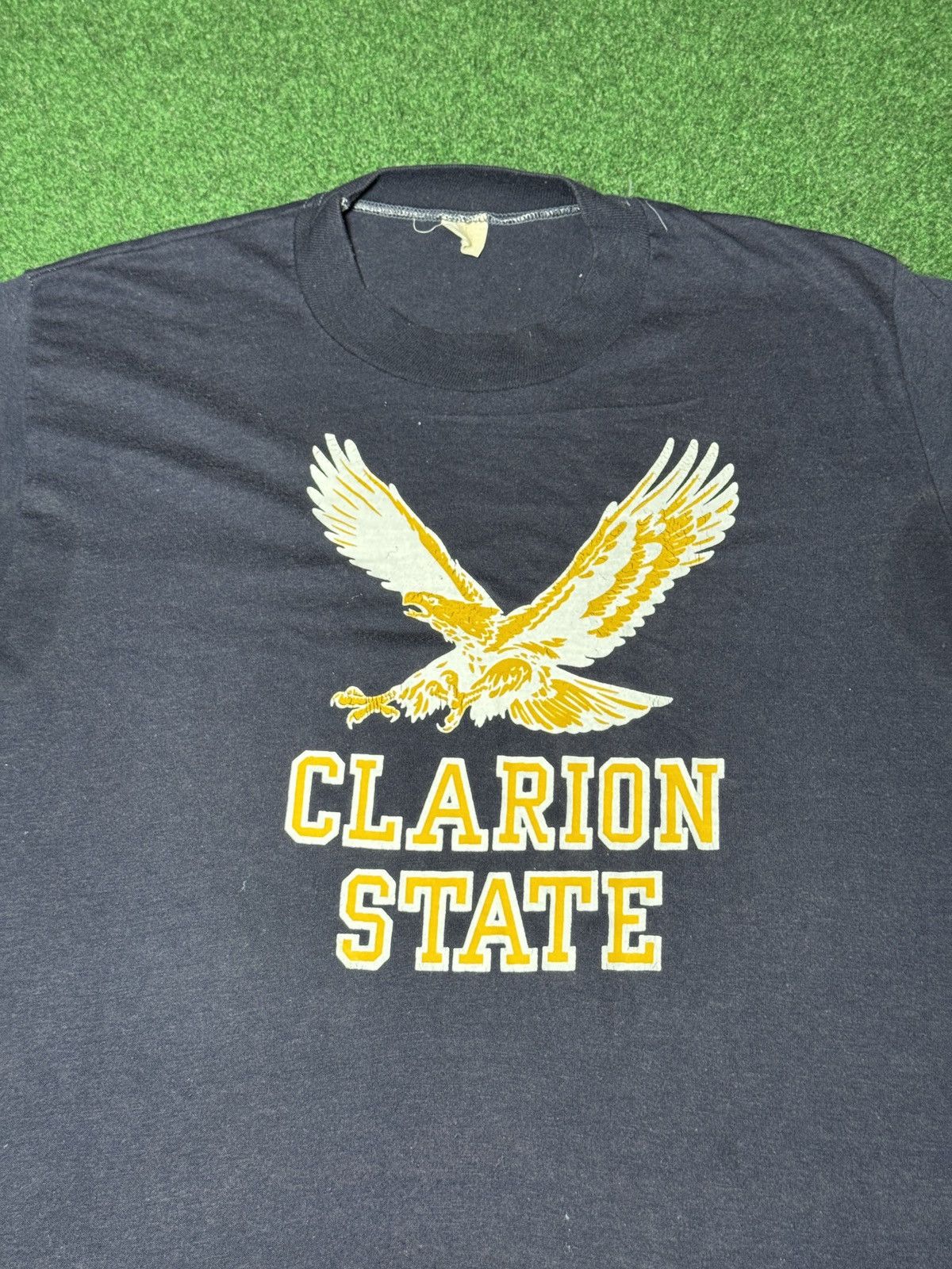 Velva Sheen Vintage 70s Clarion State University Eagles M/L T Shirt Size US M / EU 48-50 / 2 - 2 Thumbnail