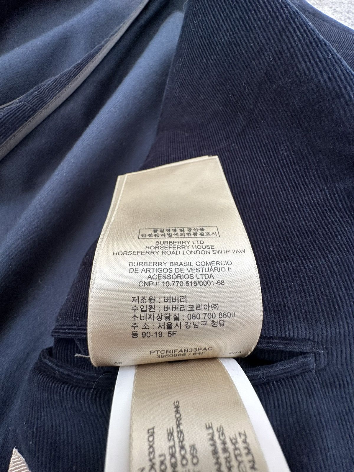 Burberry RRP890€ BURBERRY CORDUROY JACKET BLAZER Size 52R - 9 Thumbnail
