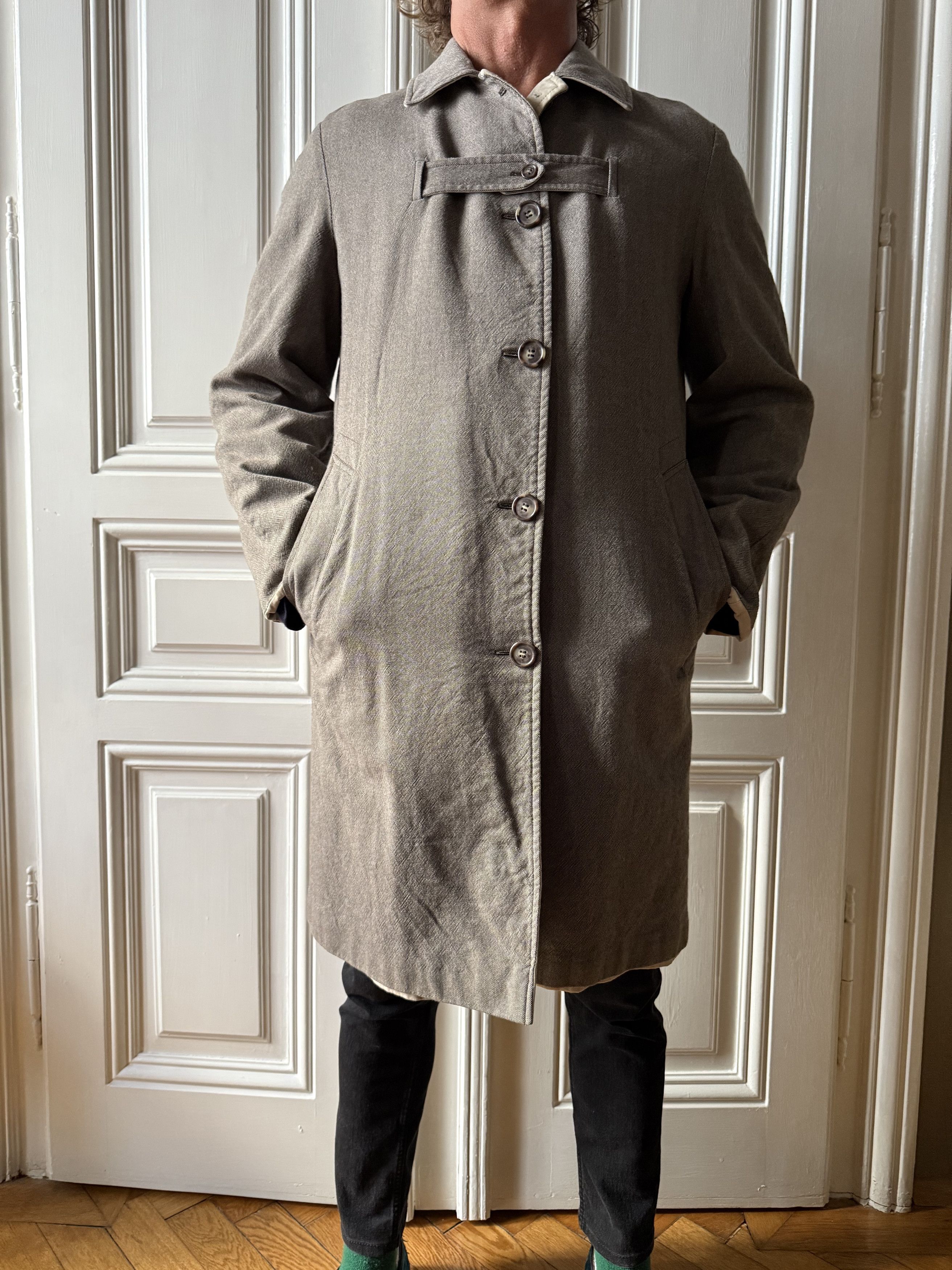 Maison Margiela Reversible coat by Maison Martin Margiela, 1999-LIKE A NEW!! Size US XS / EU 42 / 0 - 8 Thumbnail