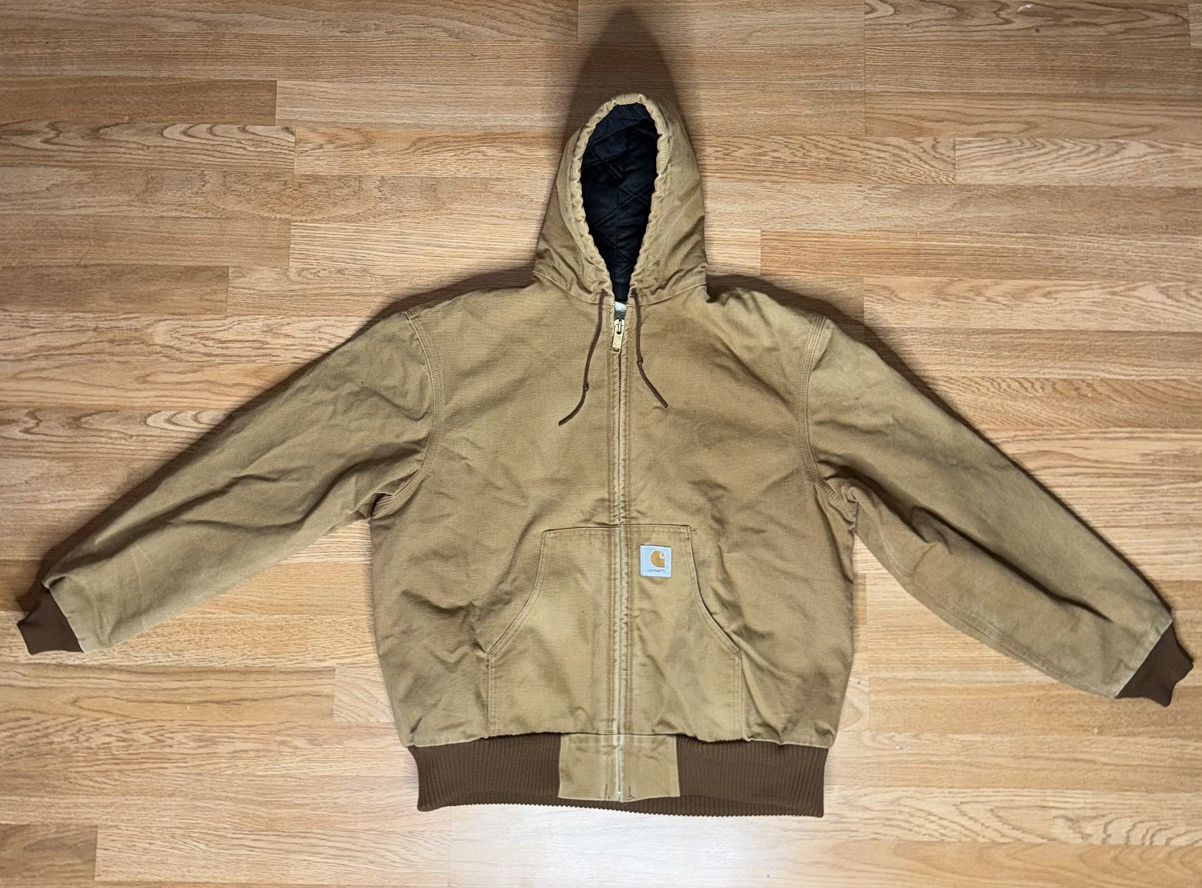 Carhartt Carhartt Jacket Mens XL J04 BRN Distressed Workwear Quilted Size US XL / EU 56 / 4 - 3 Thumbnail