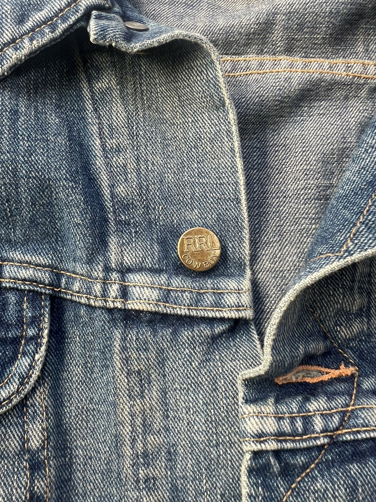 RRL Ralph Lauren RRL Double RL Ralph Lauren Denim Jacket Size US XXL / EU 58 / 5 - 4 Thumbnail