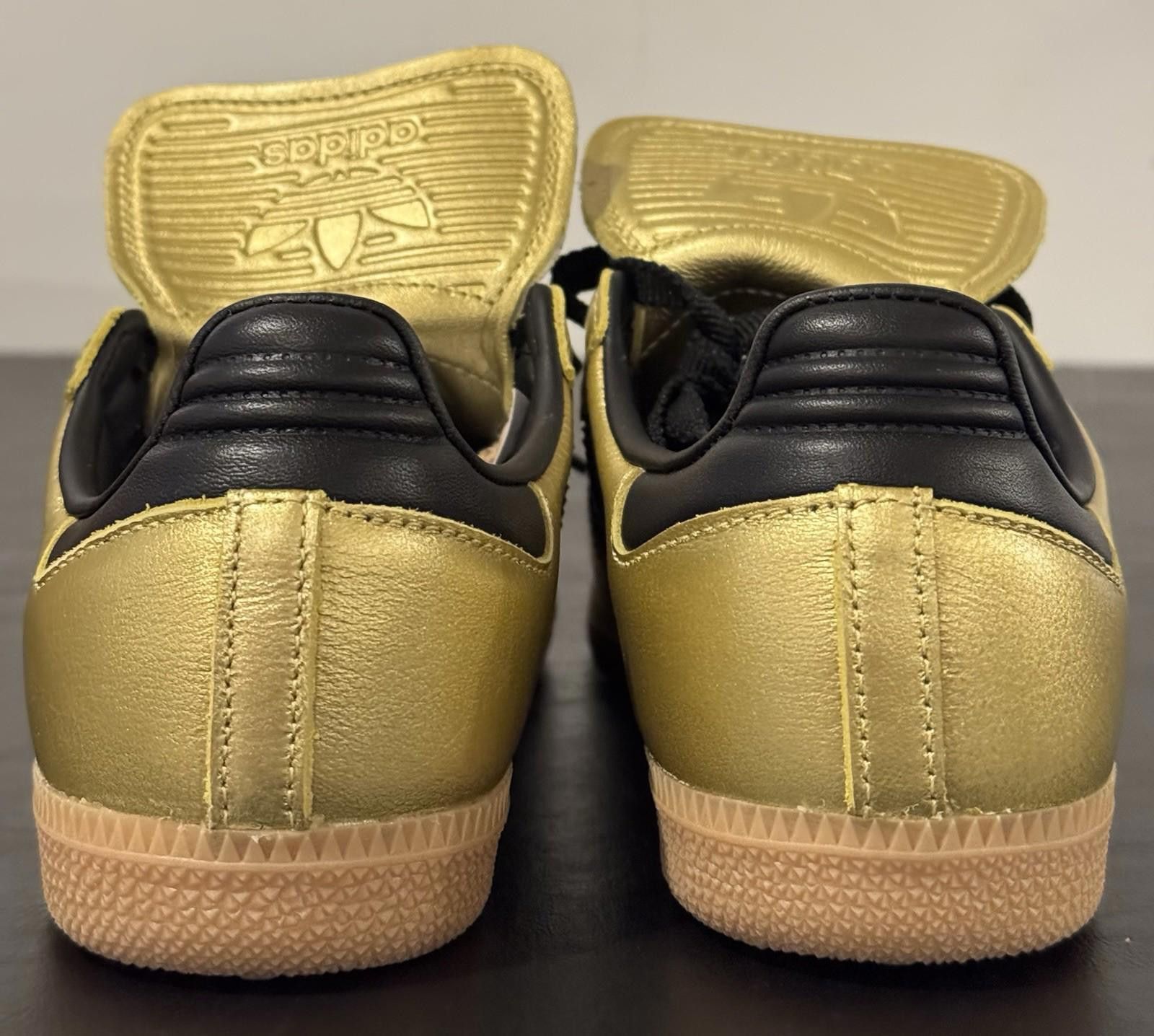 Adidas Size 6 - Adidas Samba LT Gold Metallic Black Gum W Size US 6 / IT 36 - 6 Thumbnail