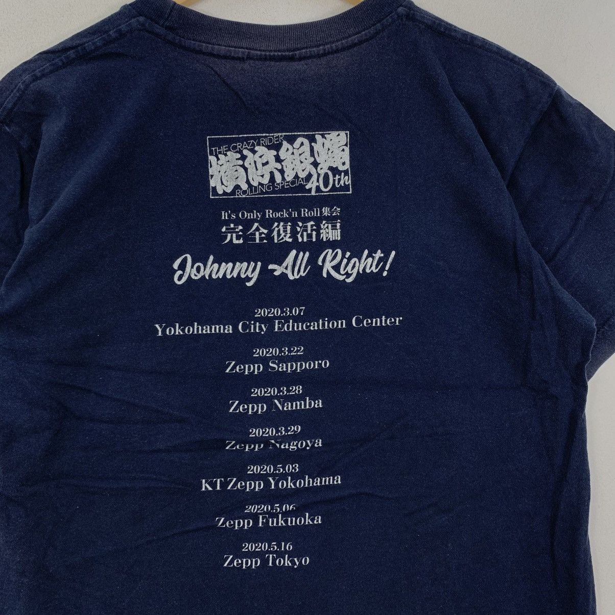 Japanese Brand THE CRAZY RIDER Rolling Special 40th Japanese Band Tshirt Size US M / EU 48-50 / 2 - 4 Thumbnail