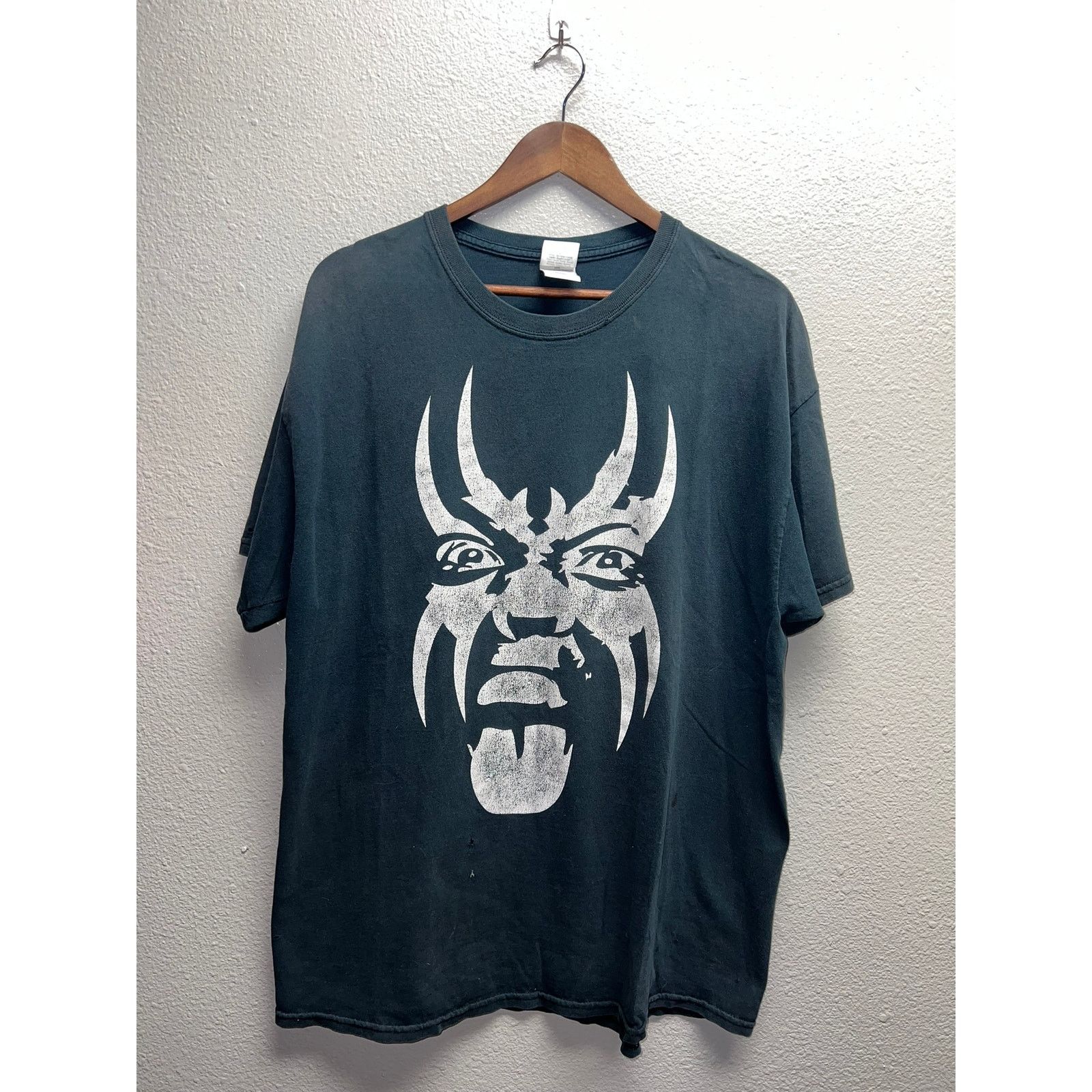 Gildan Vintage Krizz Kaliko Shirt Black Spider Graphic Music Tee XL Size US XL / EU 56 / 4 - 1 Thumbnail