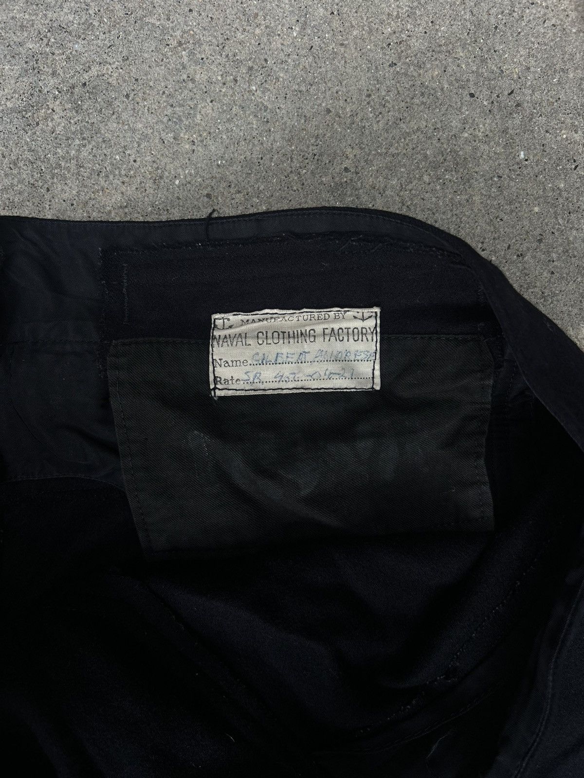 Naval Clothing Factory Vintage Military Wool Pants With Insane Detailing Size US 35 - 4 Thumbnail