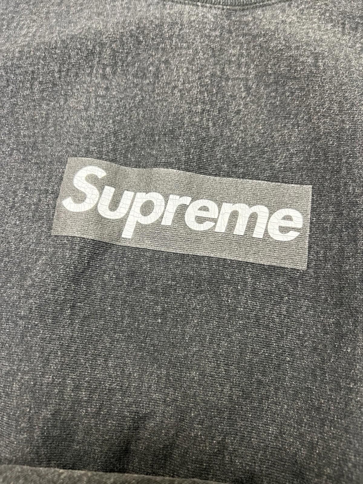 Supreme SS25 Supreme Washed Box Logo Crewneck Black L Large Size US L / EU 52-54 / 3 - 6 Thumbnail
