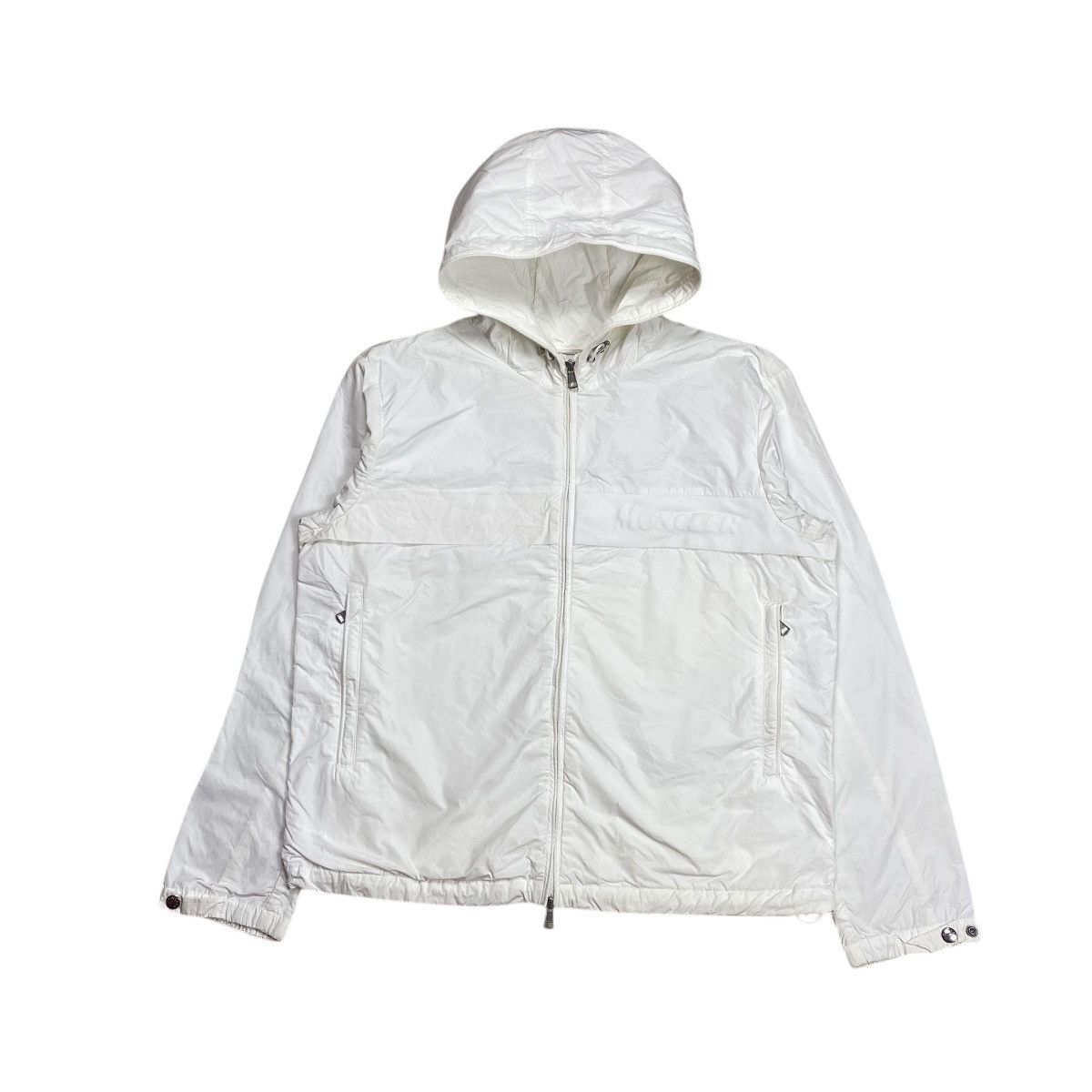 Moncler Moncler Benoit Giubbotto Logo-Debossed Technical Jacket Size US L / EU 52-54 / 3 - 1 Thumbnail