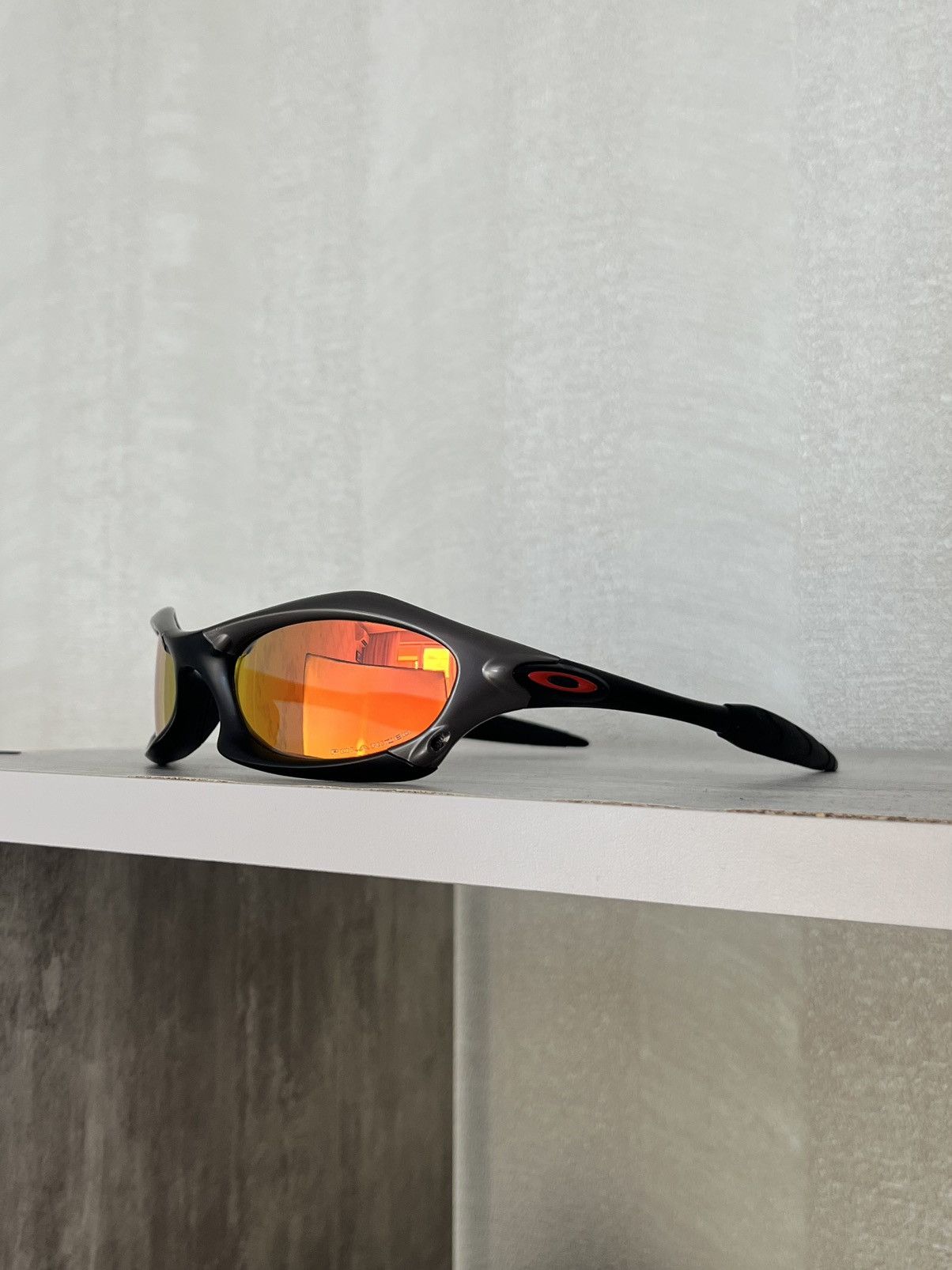 小物 90s Oakley Splice Oakley Splice Black Chrome w/ Black Iridium Lenses Rare