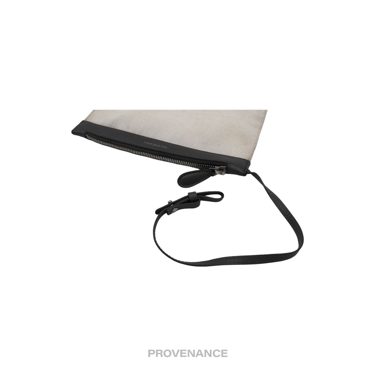 Balenciaga 🔴 Balenciaga Zip Pouch Wallet - Canvas Gray Size ONE SIZE - 5 Thumbnail