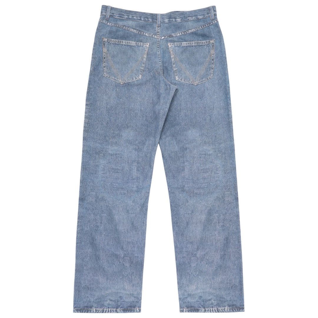 Bottega Veneta Bottega Veneta Denim-Coated Leather Pants Size US 34 / EU 50 - 3 Thumbnail