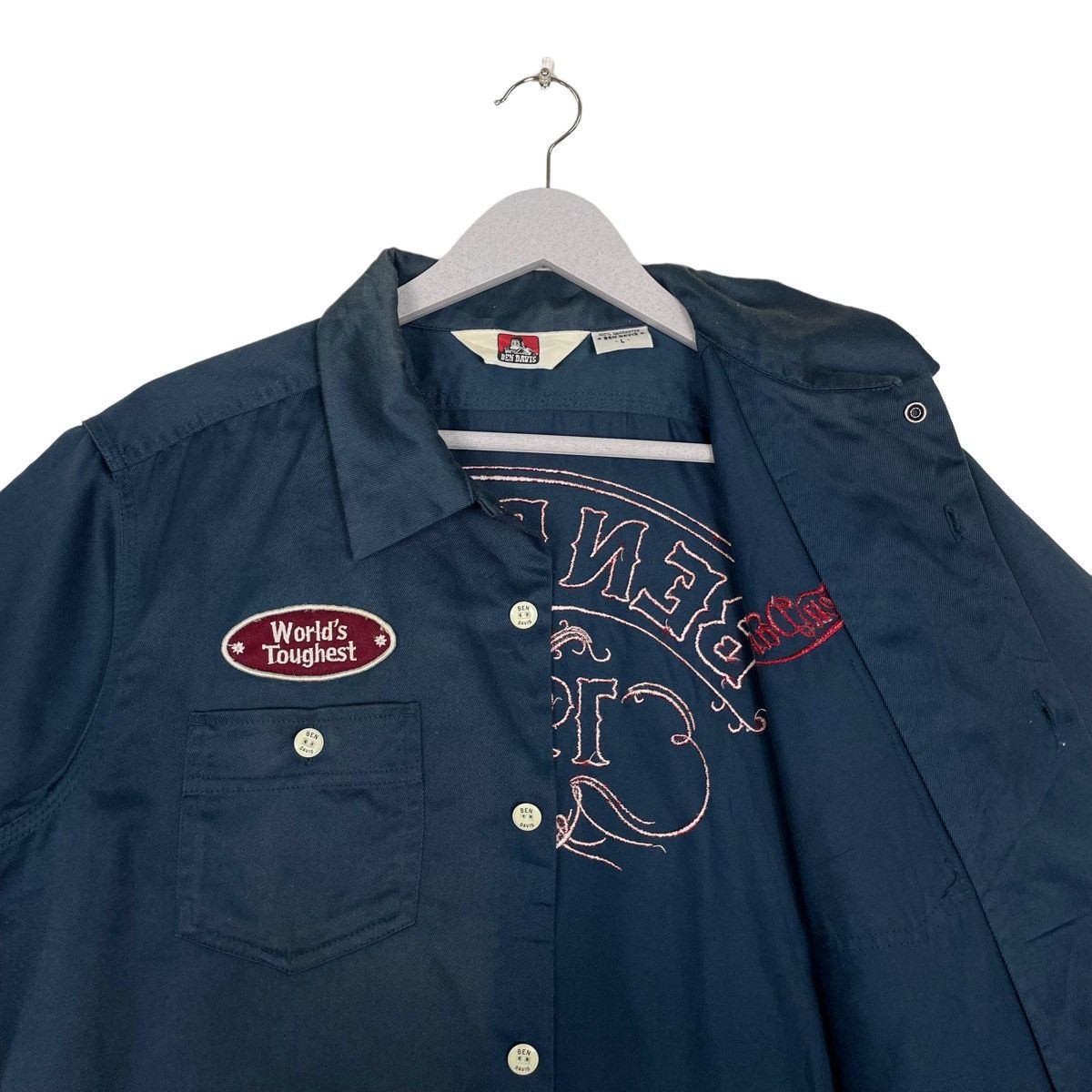 Ben Davis × Vintage 💥BEN DAVIS BOWLING WORKER SHIRT Size US L / EU 52-54 / 3 - 8 Thumbnail