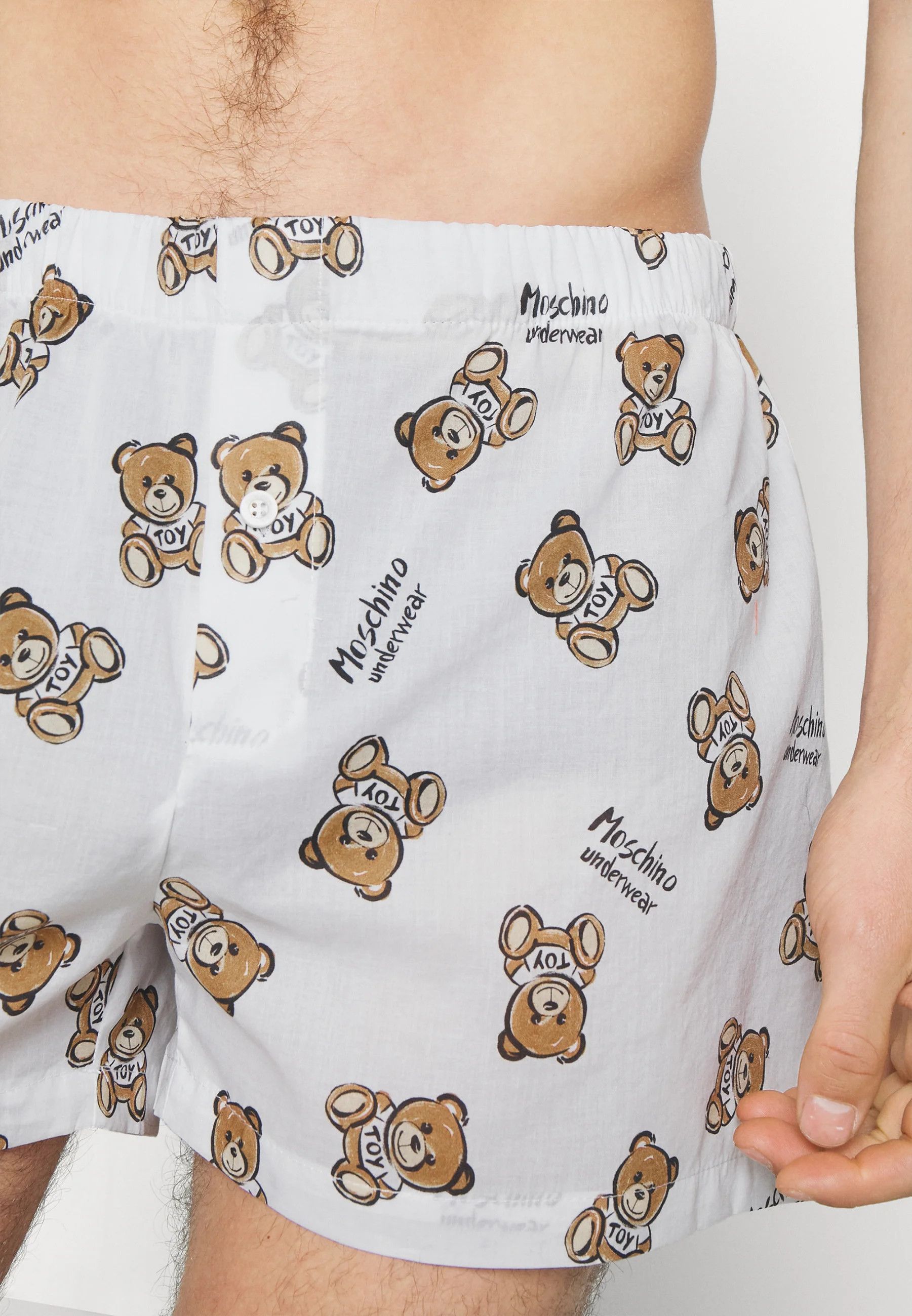 Moschino o1y0225 Size : S / Logo Boxer in White Size ONE SIZE - 1 Preview