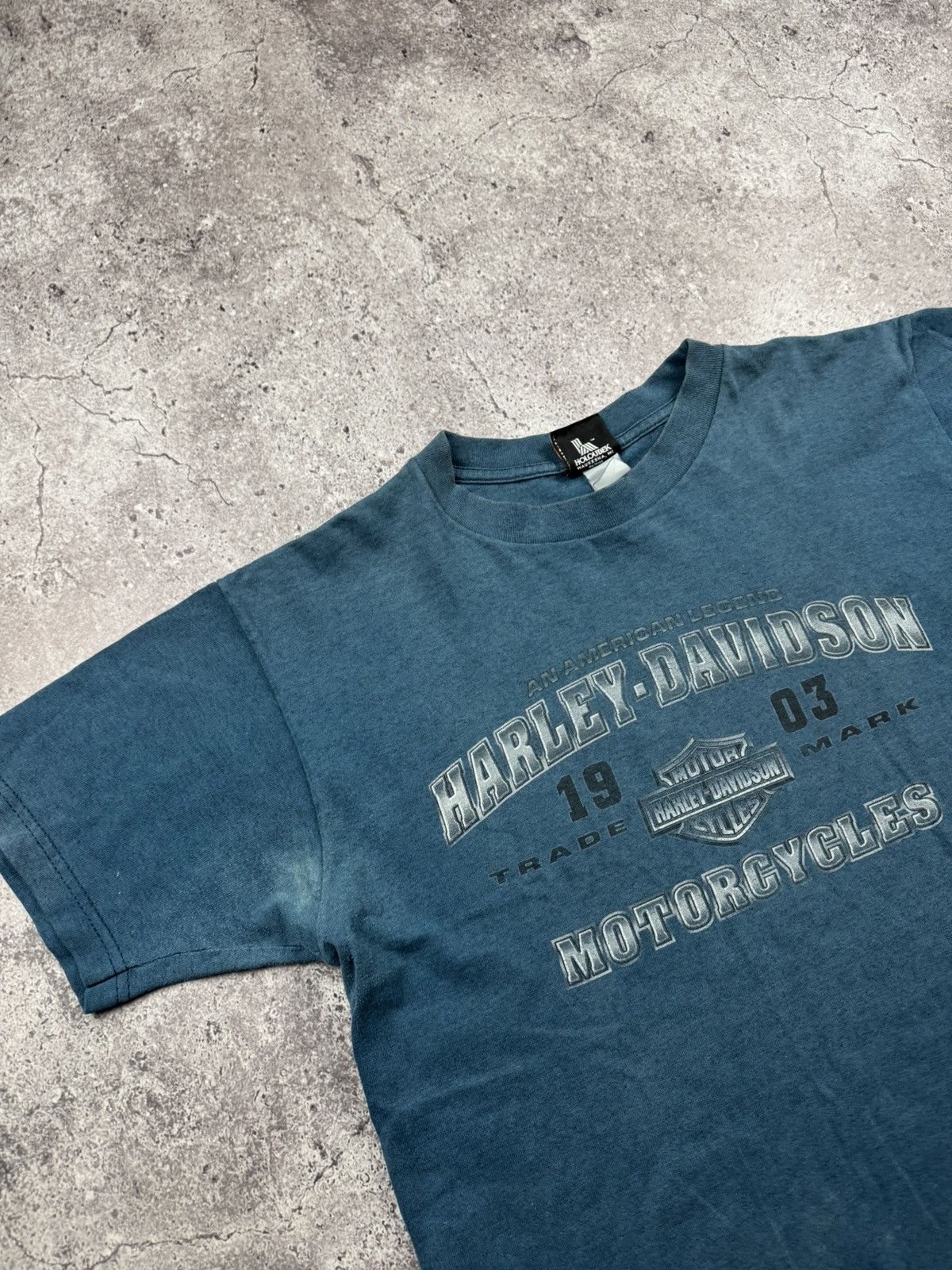 Harley Davidson Vintage Y2K Faded Harley Davidson Kokomo Indiana Biker Tee Size US M / EU 48-50 / 2 - 3 Thumbnail