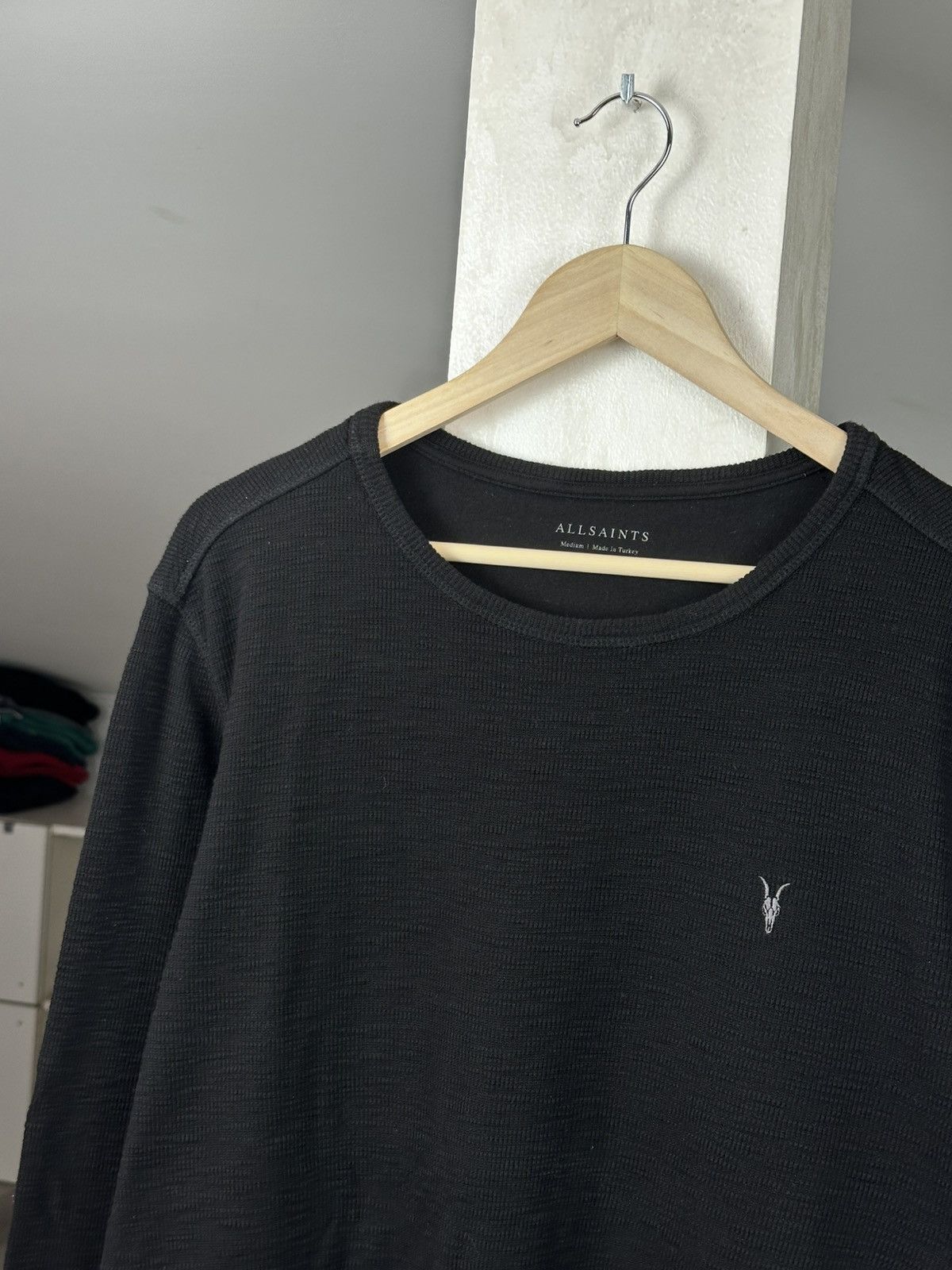 Designer Allsaints Heavyweight Knit Japan Style Sweater Size US M / EU 48-50 / 2 - 2 Thumbnail
