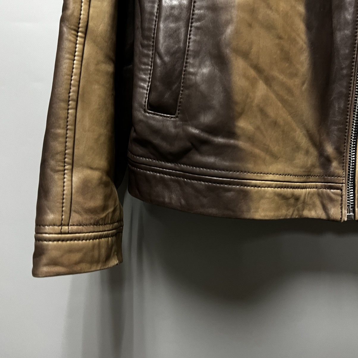 Hugo Boss Hugo Boss Leather Jacket Lamb Exclusive Custom Size US M / EU 48-50 / 2 - 8 Thumbnail