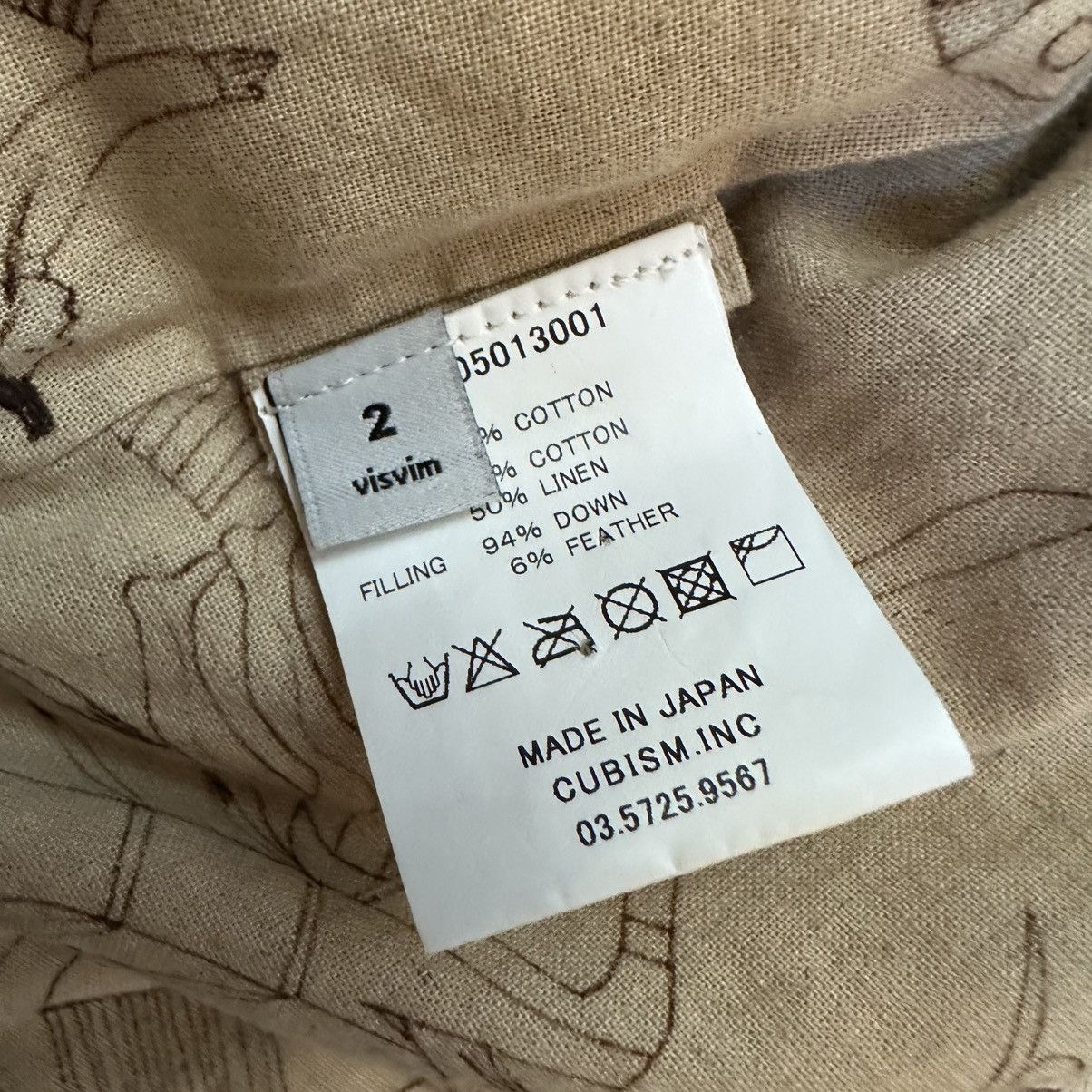 Visvim Navy Kerchief Down Jacket