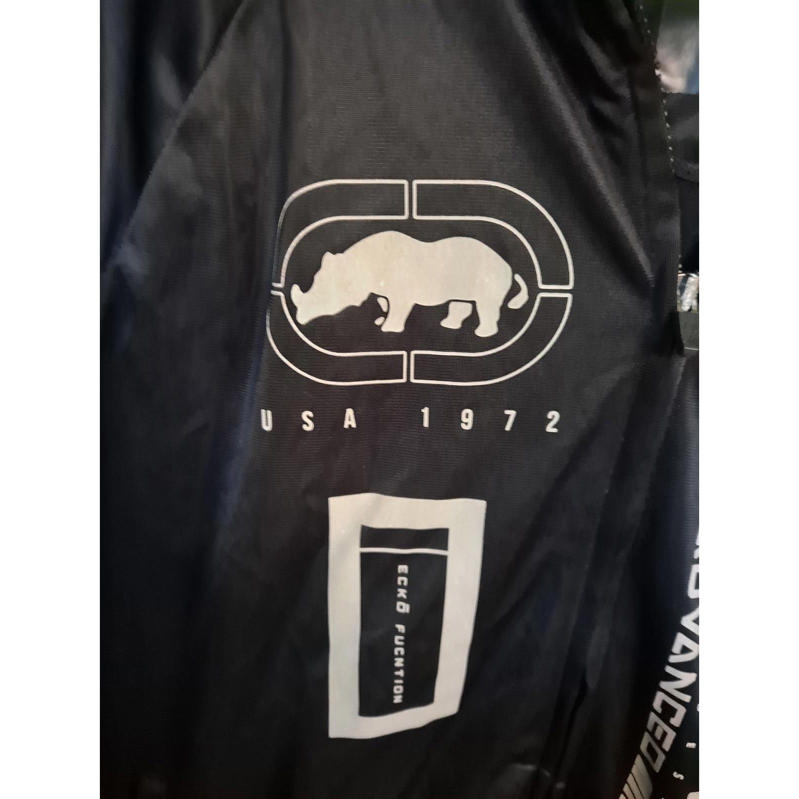 Ecko Unltd. Ecko Unltd Fnctn Black Hooded Full Zip Jacket Size Large Size US L / EU 52-54 / 3 - 2 Thumbnail