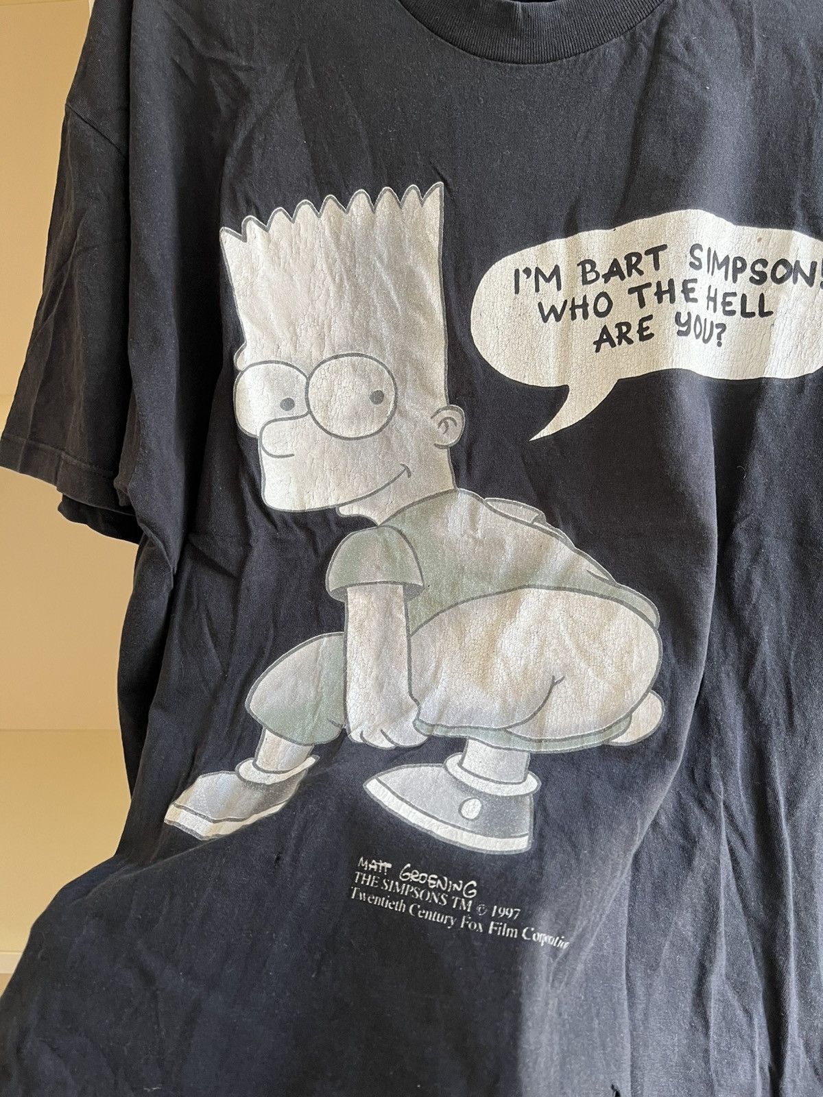 The Simpsons Vintage 1997 The Simpsons Tee Movie T-Shirt RARE Size US XL / EU 56 / 4 - 8 Thumbnail