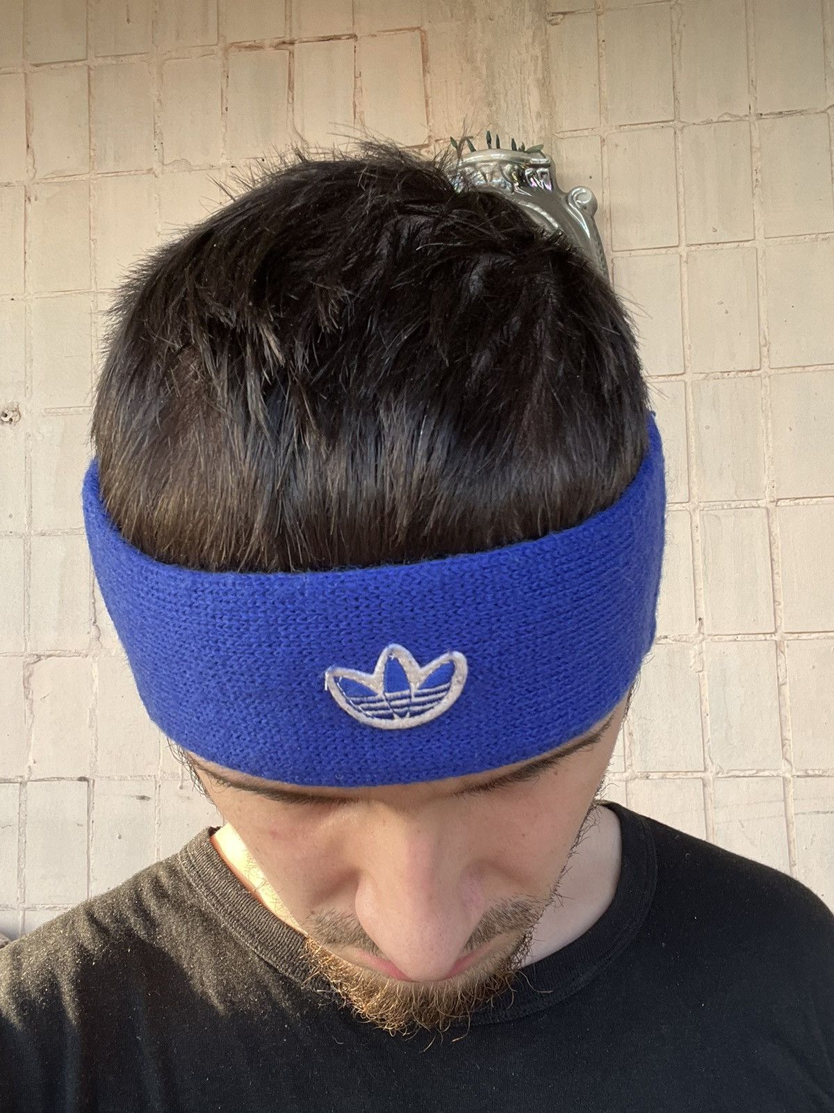 Adidas × Vintage Vintage Headband Beanie Adidas GorpCore Knitted Size ONE SIZE - 12 Thumbnail