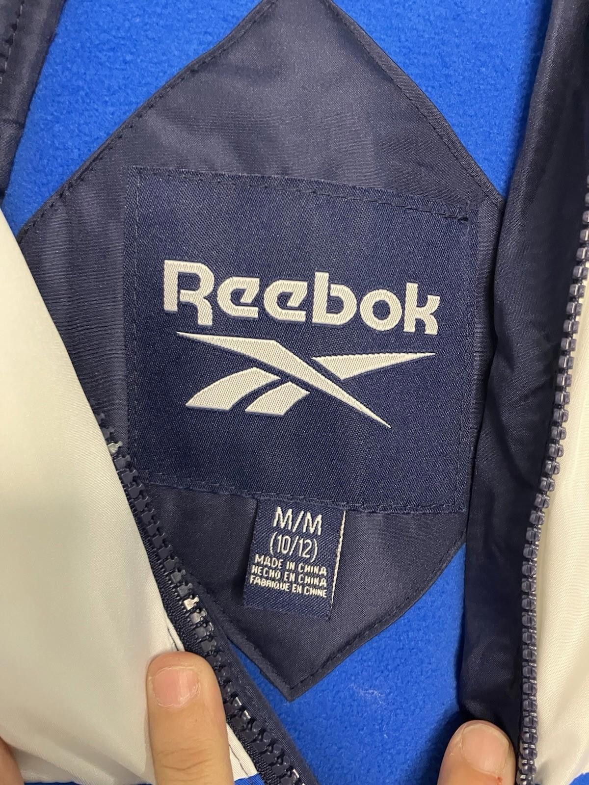 Reebok REEBOK COLORBLOCK HOODED PUFFER COAT NAVY/ROYAL Size US XXS / EU 40 - 6 Thumbnail