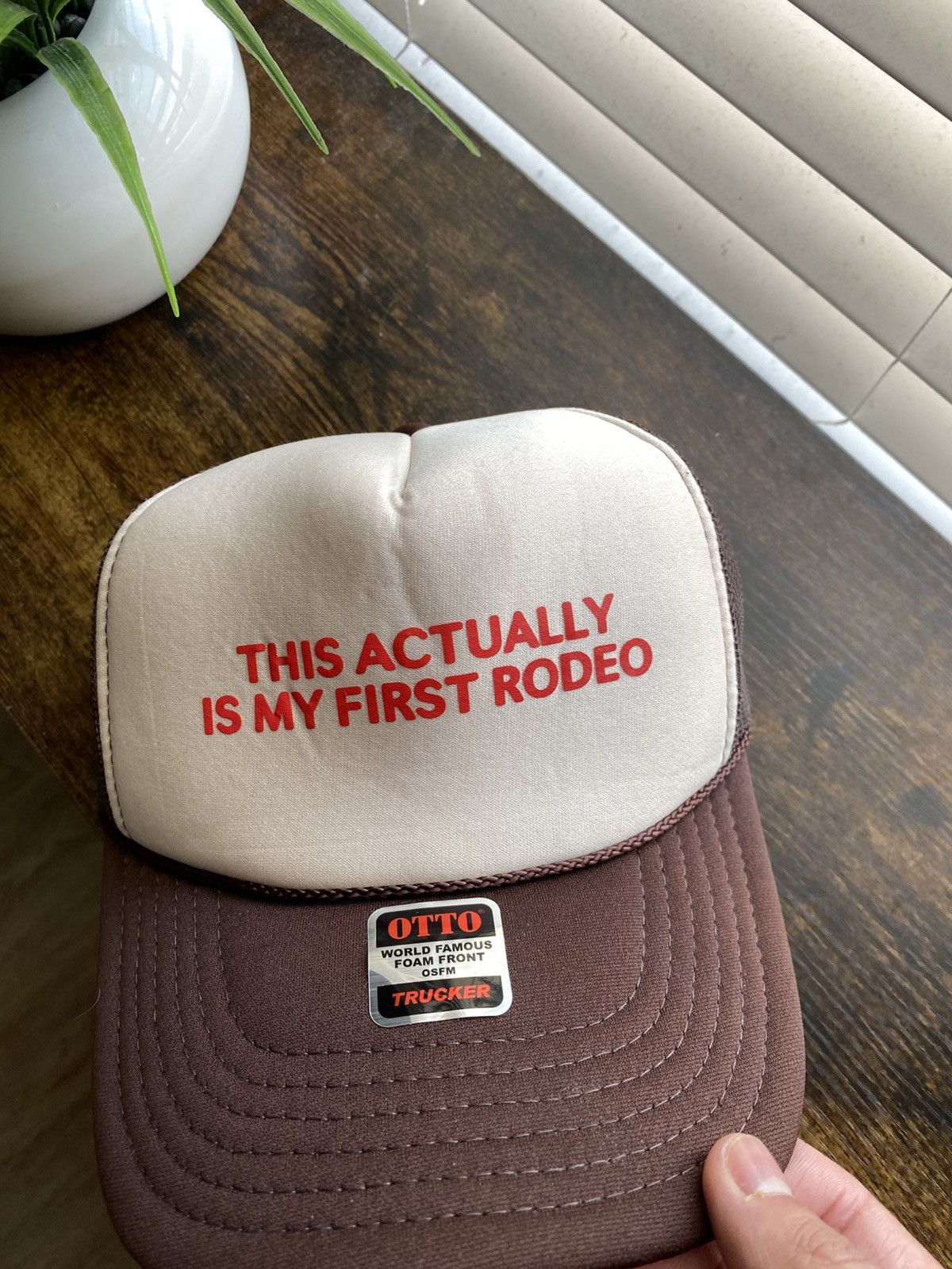 Other Funny This Actually is My First Rodeo Trucker Hat Size ONE SIZE - 2 Thumbnail