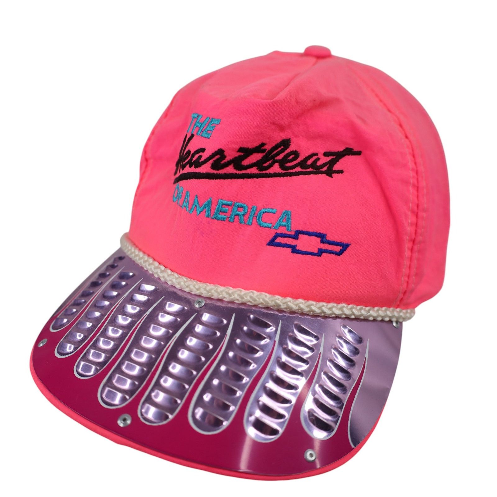 Chevrolet × Vintage VTG Custom Chevy "The Heartbeat of American" Snapback Cap Size ONE SIZE - 1 Thumbnail