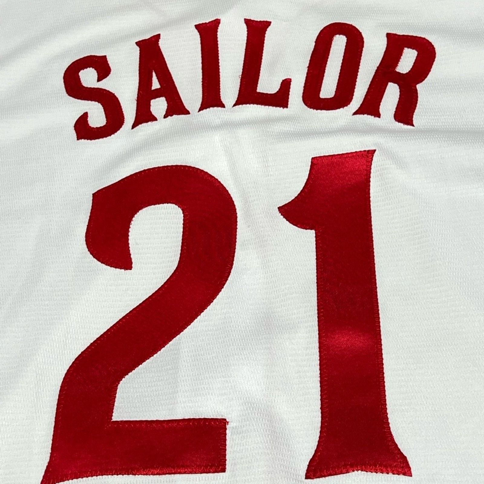 Nike Cincinnati Reds #21 Sailor Nike Sewn Numbers Home Jersey XL Size US XL / EU 56 / 4 - 5 Thumbnail
