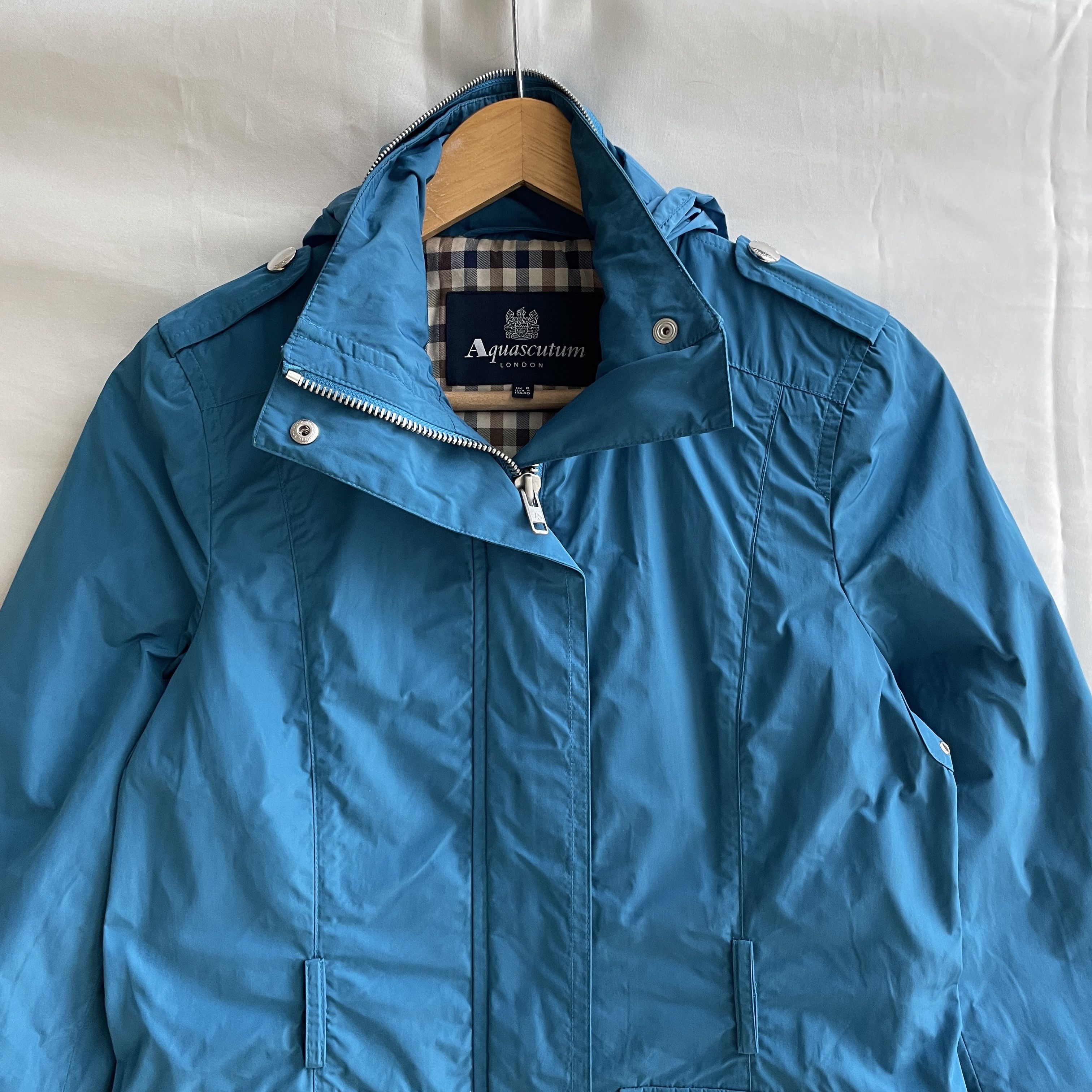 Aquascutum Aquascutum Womens Nylon Windbreaker Jacket Size S / US 4 / IT 40 - 4 Thumbnail