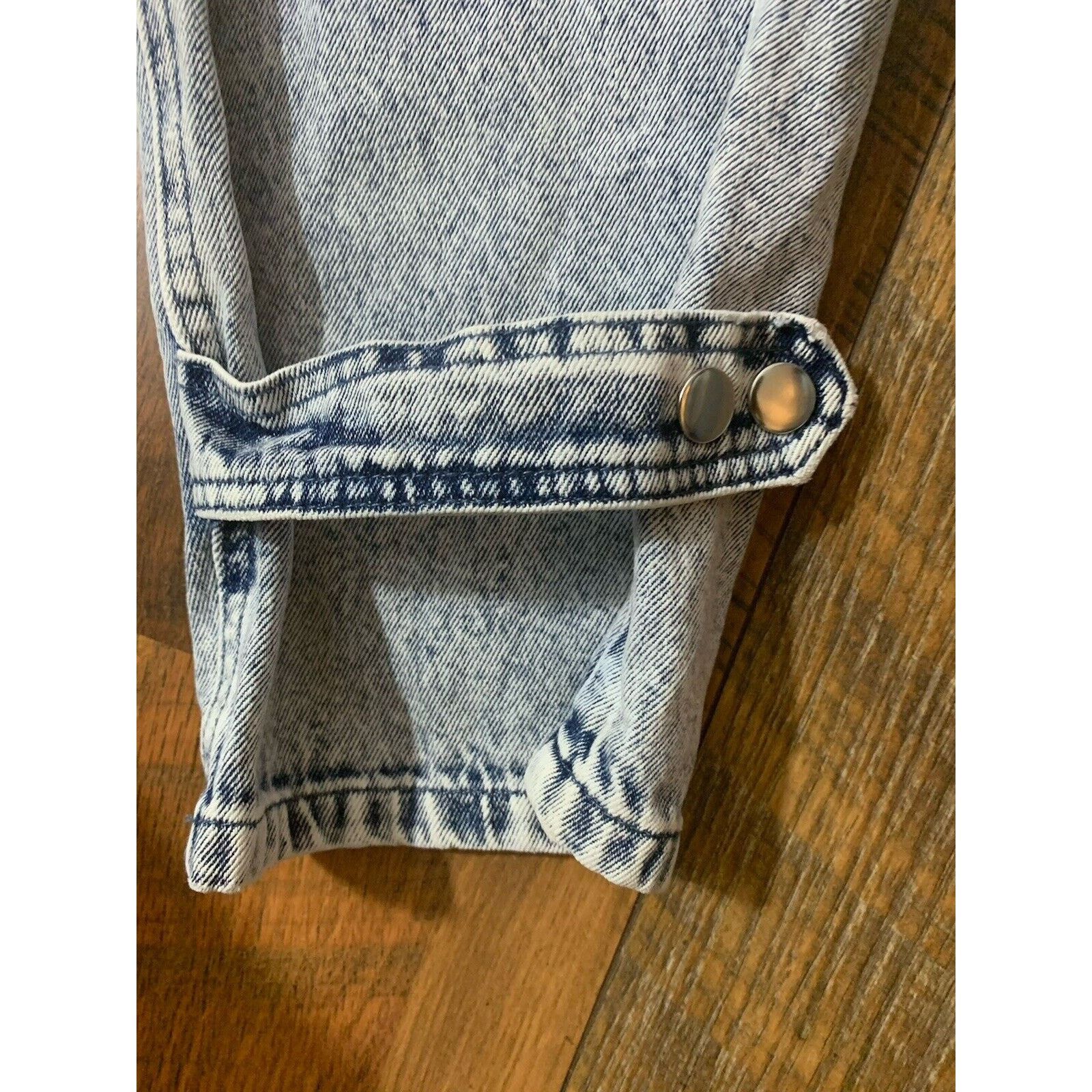 Other CULPOS X INC Paper Bag Waist Acid Wash Jeans Size 10 NWT Size 32" / US 10 / IT 46 - 7 Thumbnail