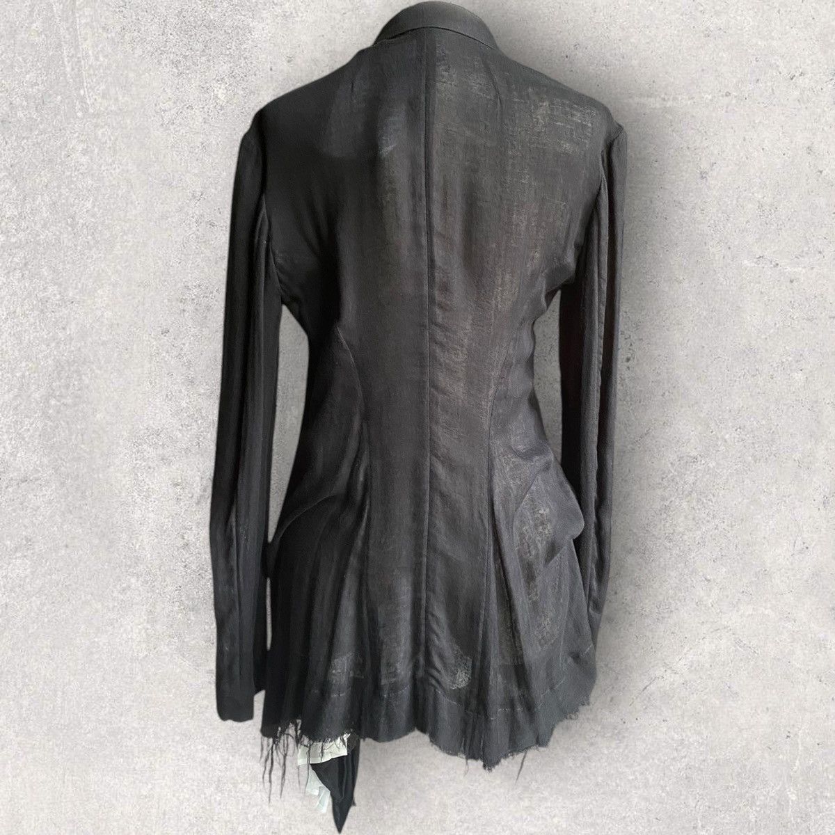 Yohji Yamamoto NWT Runway SS23 Frill Blazer Size L / US 10 / IT 46 - 8 Thumbnail
