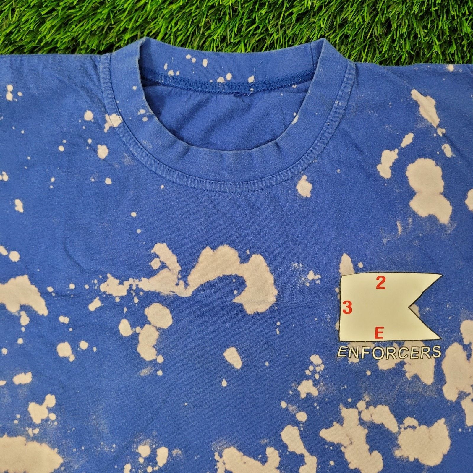 Vintage Vintage GSAB Enforces Battalion Bleached Shirt L 22x24 Crop Size US L / EU 52-54 / 3 - 3 Thumbnail