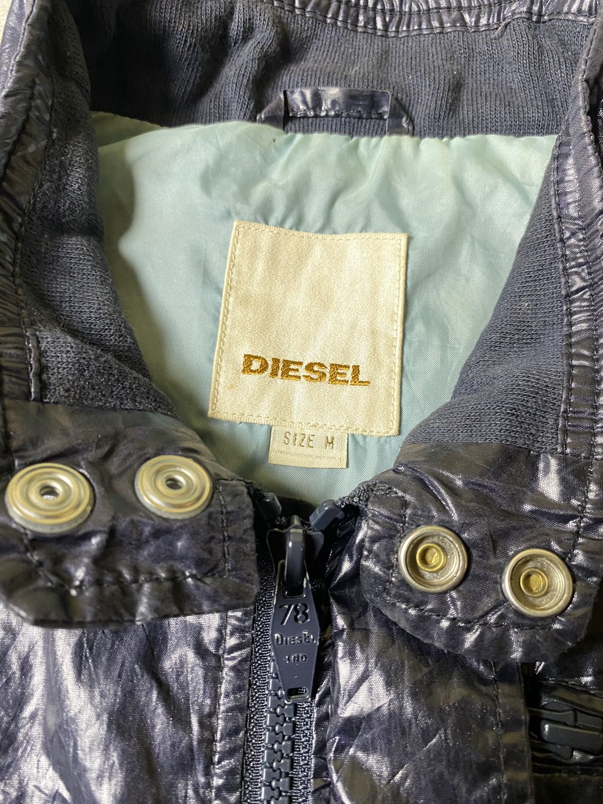 Diesel 2000s Diesel Moto Nylon Jacket Size US M / EU 48-50 / 2 - 11 Thumbnail